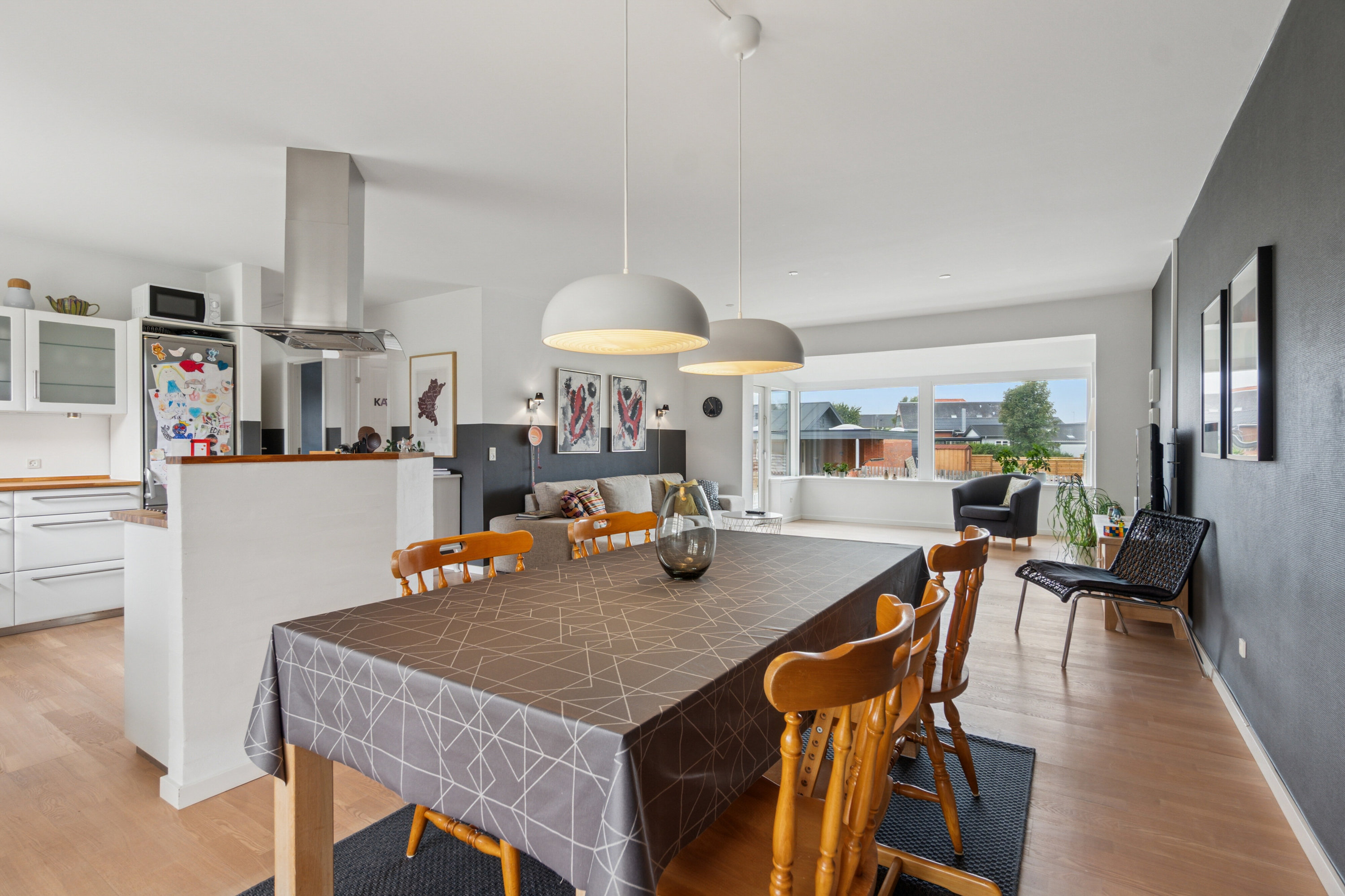 Fremhævet spisestue billede i fuldskærmstilstand. Billede af Agertoften 1, Tilsted, 7700 Thisted