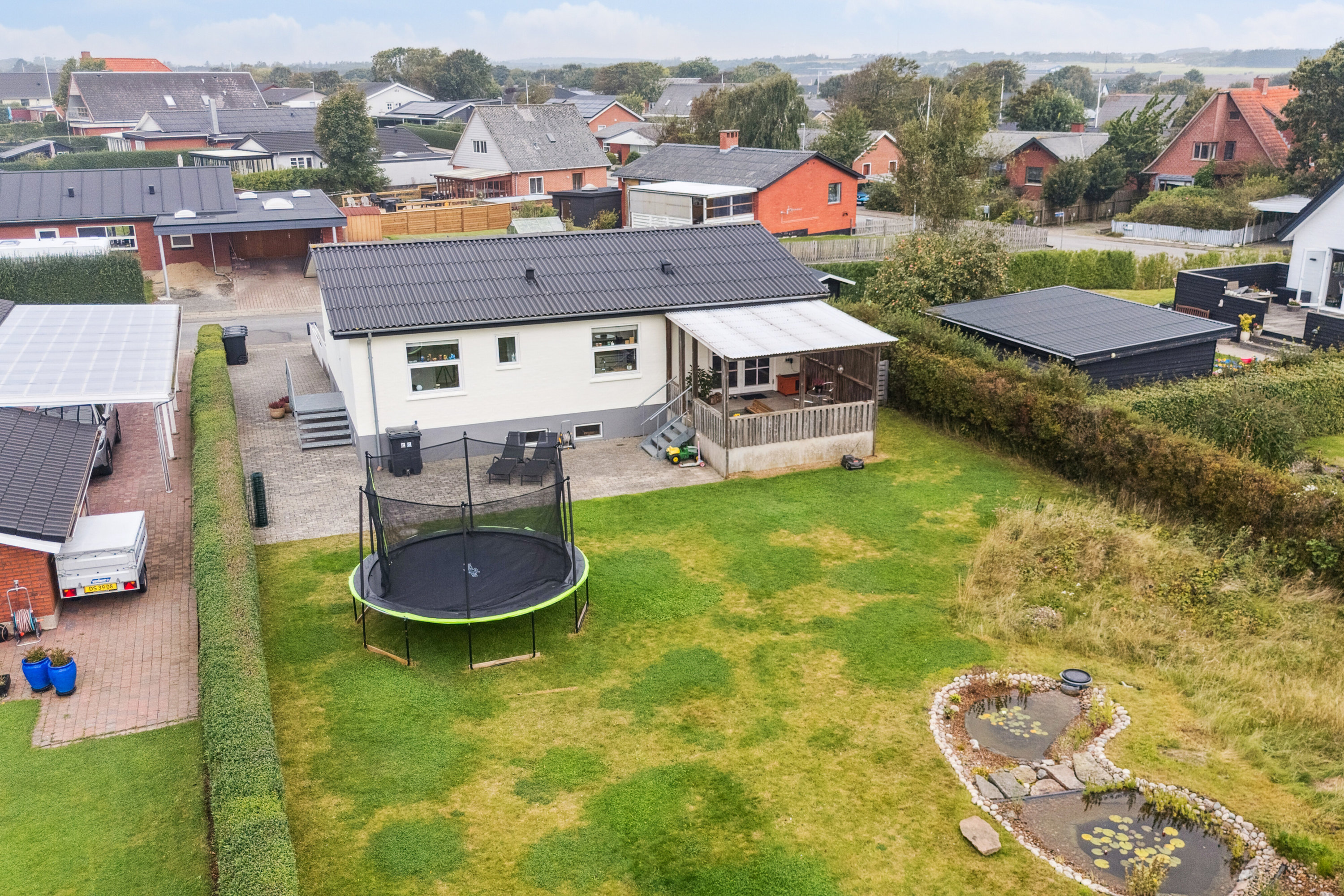 Miniaturebillede 1: set fra haven. Billede af Agertoften 1, Tilsted, 7700 Thisted