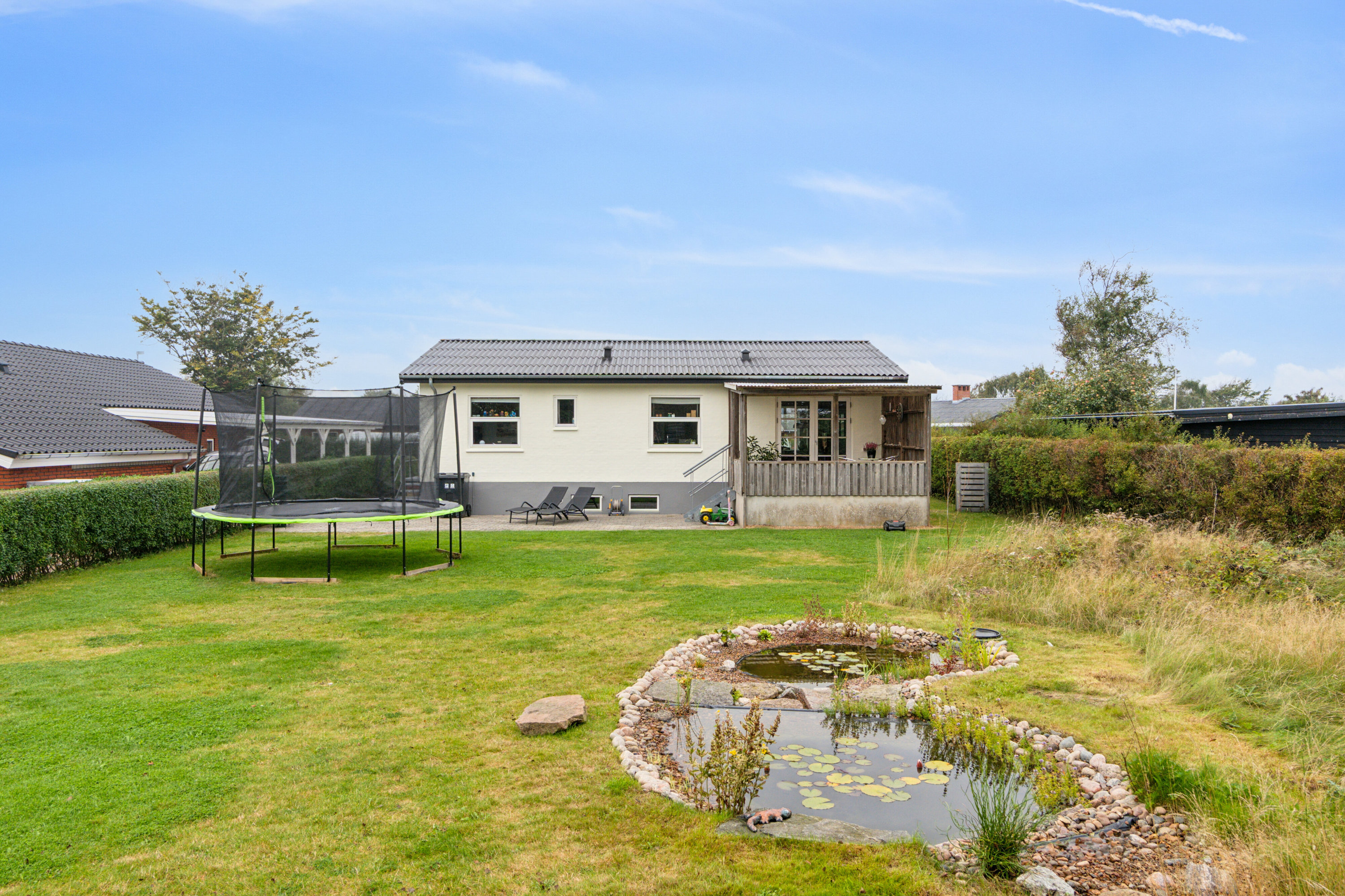 Fremhævet set fra haven billede i fuldskærmstilstand. Billede af Agertoften 1, Tilsted, 7700 Thisted