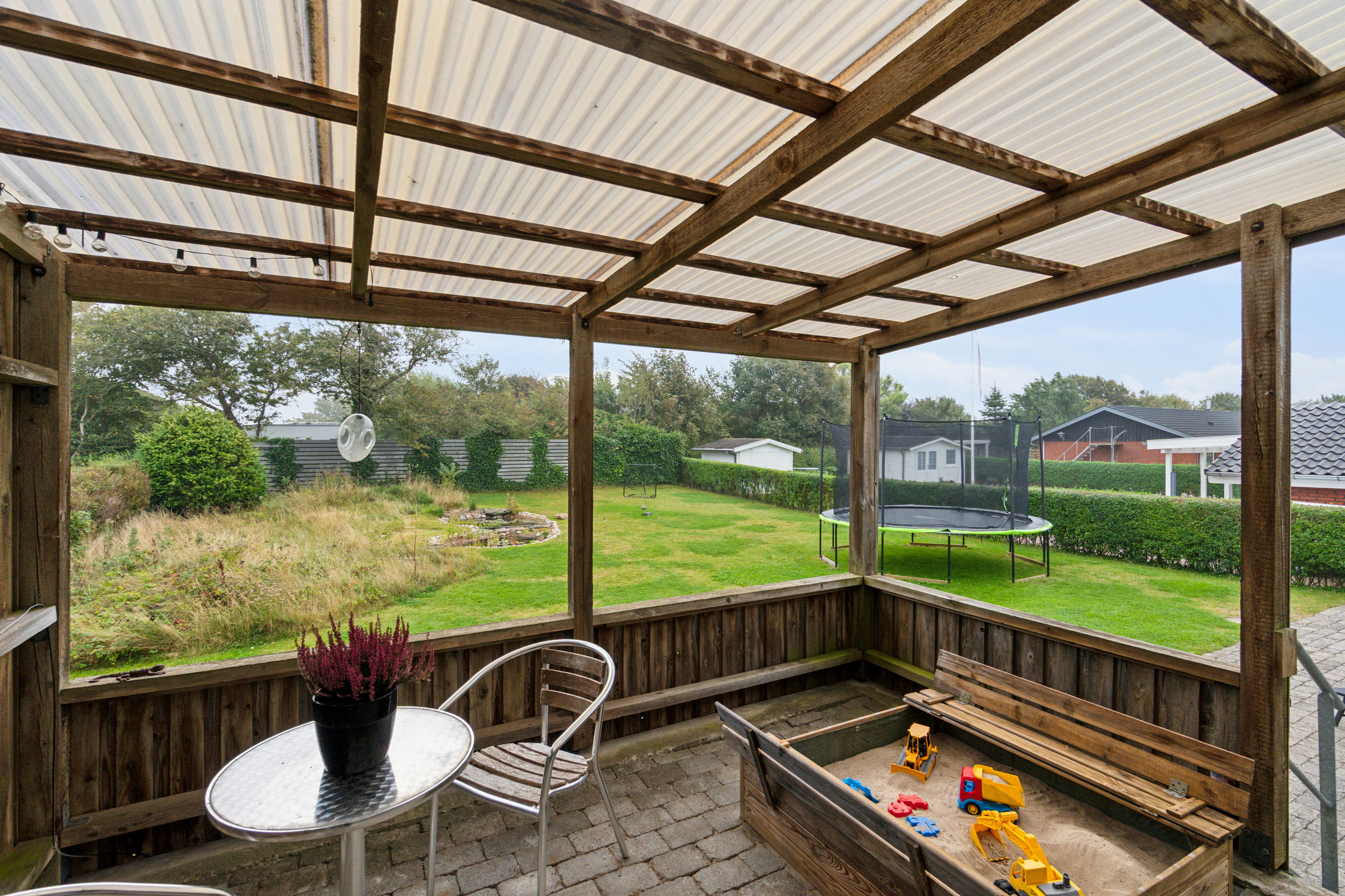 Fremhævet altan billede i fuldskærmstilstand. Billede af Agertoften 1, Tilsted, 7700 Thisted