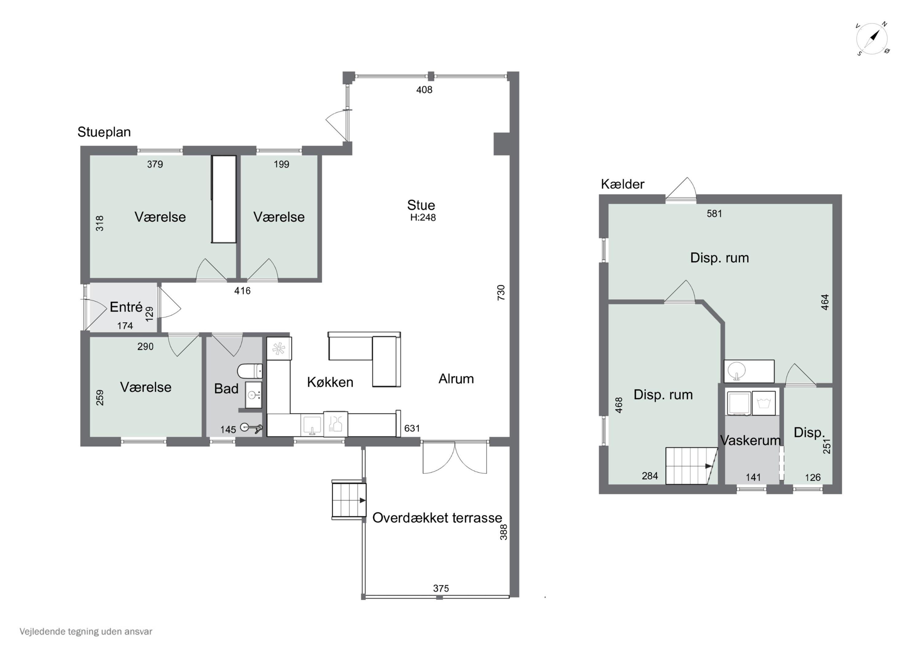 Plantegninger billede af Agertoften 1, Tilsted, 7700 Thisted