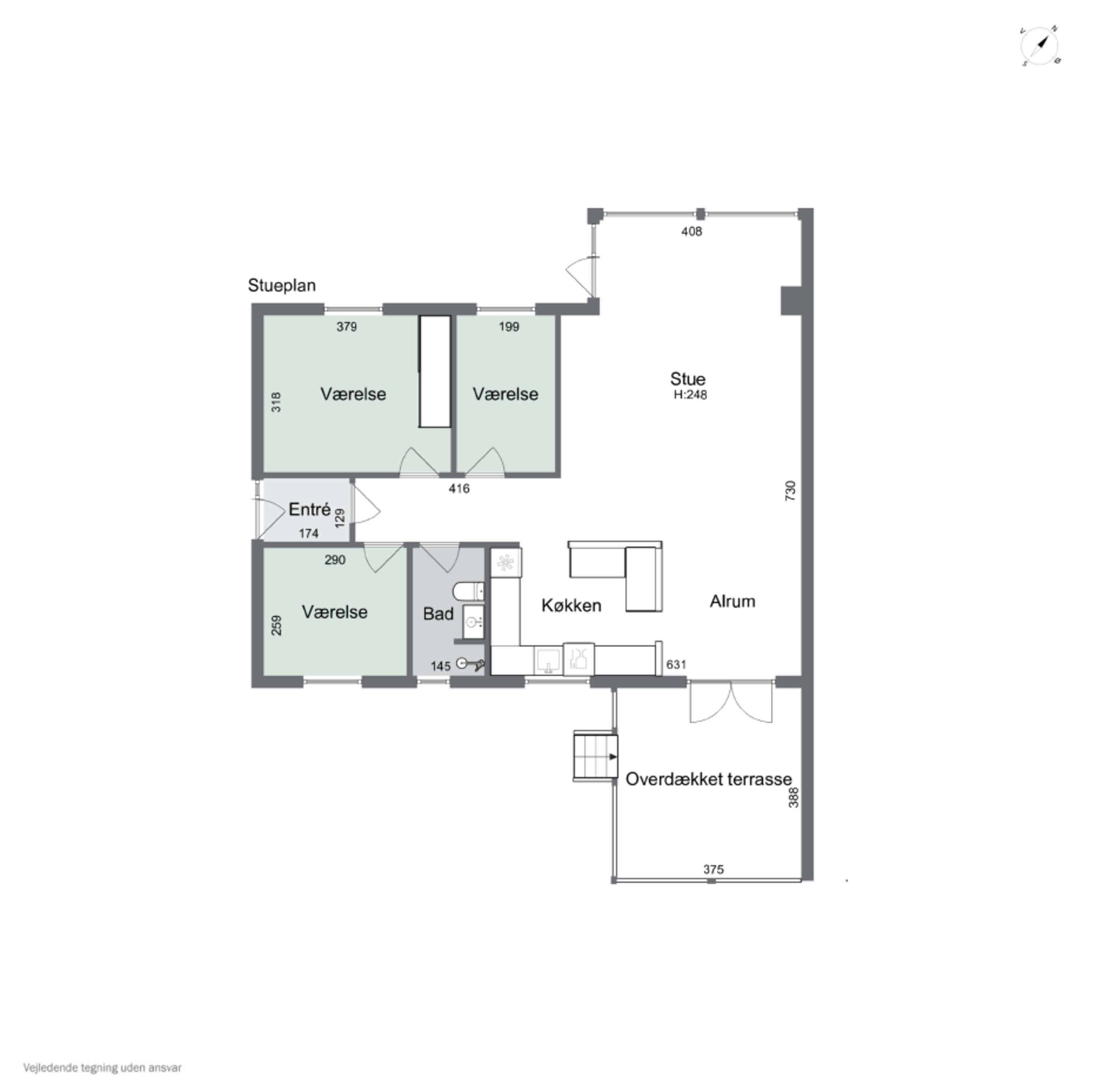 Plantegninger billede af Agertoften 1, Tilsted, 7700 Thisted