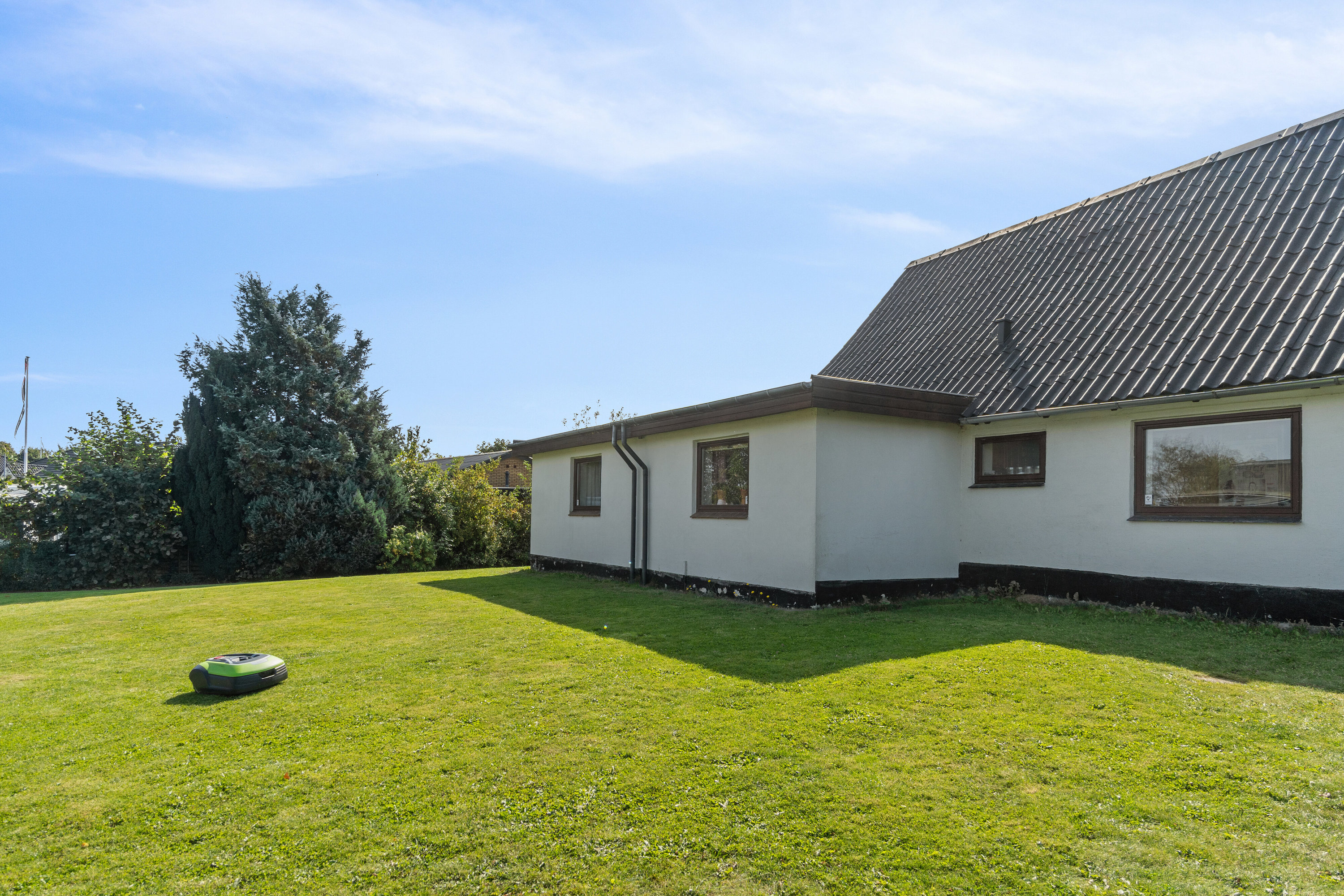 Fremhævet set fra haven billede i fuldskærmstilstand. Billede af Horsensvej 566, 7120 Vejle Øst