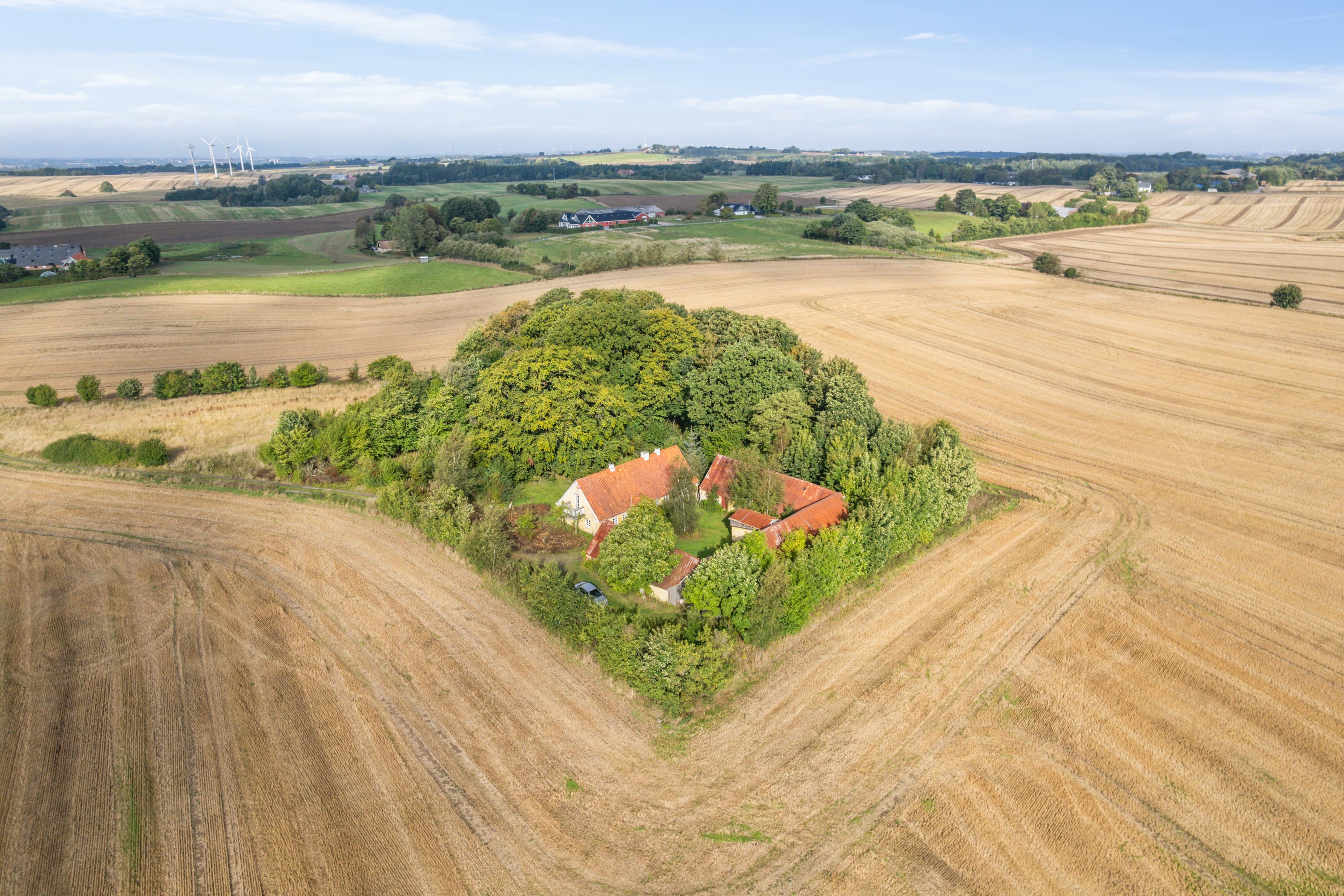 Miniaturebillede 1: luftfoto. Billede af Tronkærvej 50, 8530 Hjortshøj