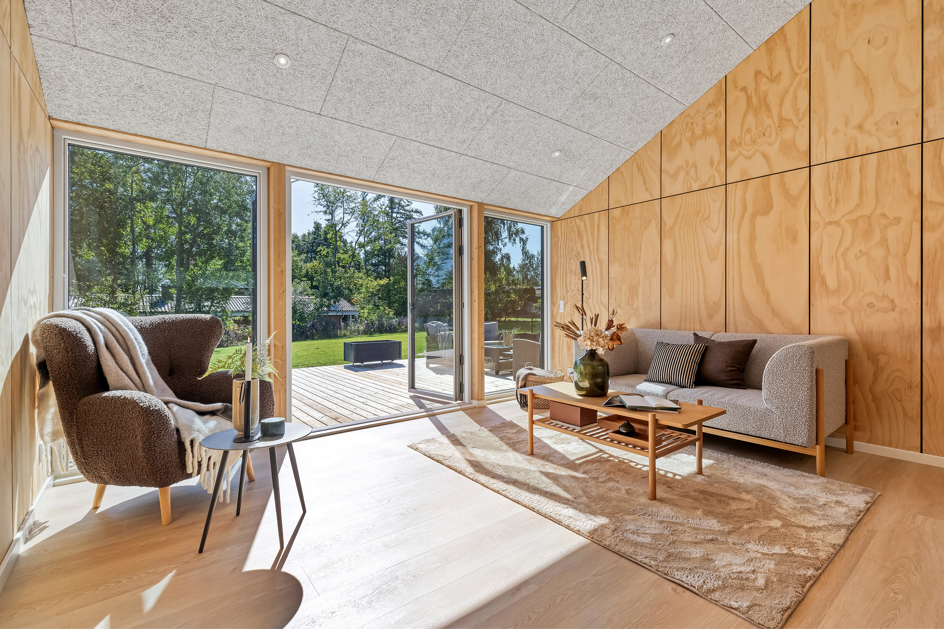 Fremhævet stue billede i fuldskærmstilstand. Billede af Kishøjen 11, Bakkebjerg, 3230 Græsted