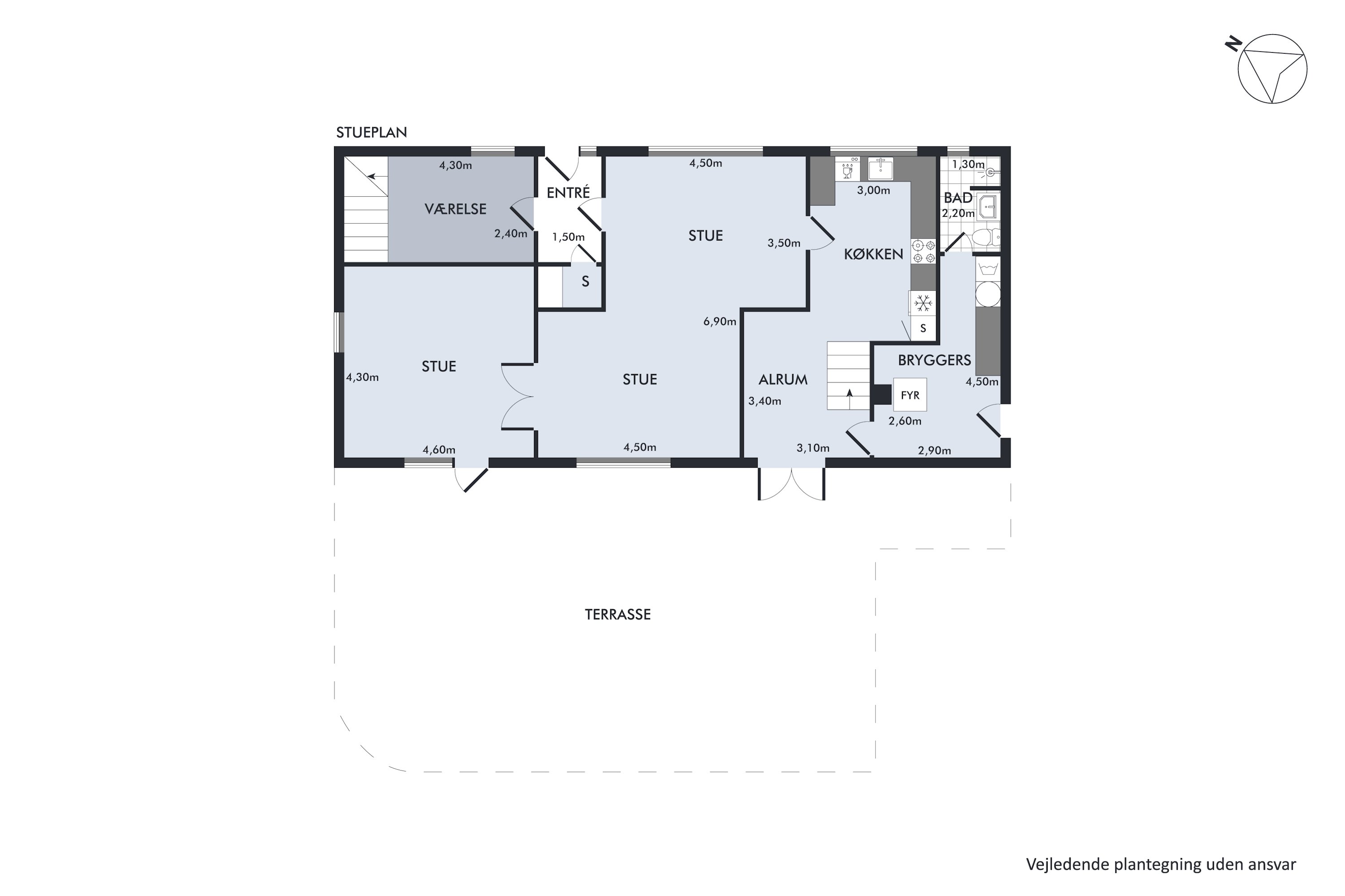 Plantegninger billede af Næbbevej 6A, Vejleby, 4534 Hørve