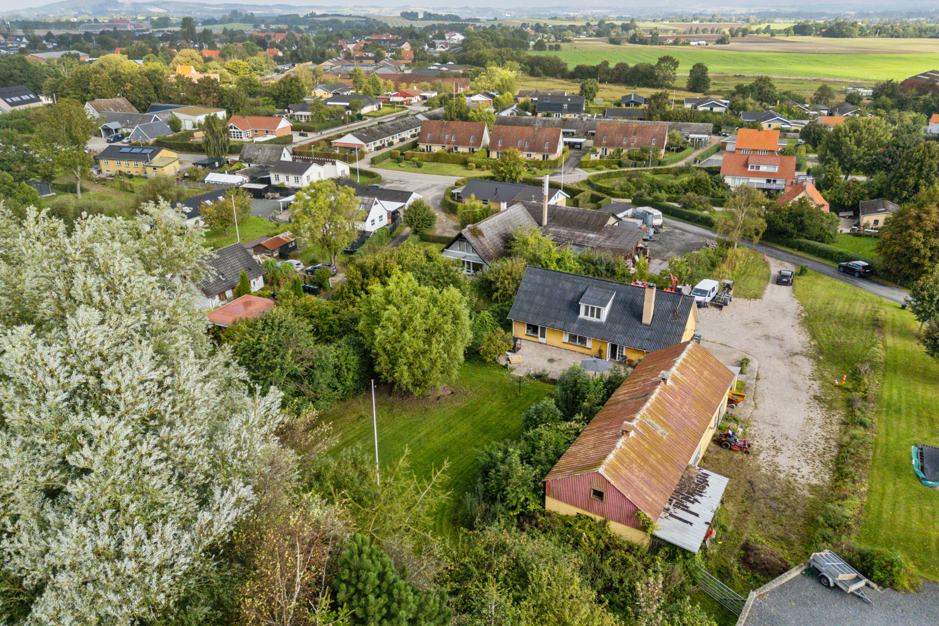 Fremhævet luftfoto billede i fuldskærmstilstand. Billede af Næbbevej 6A, Vejleby, 4534 Hørve