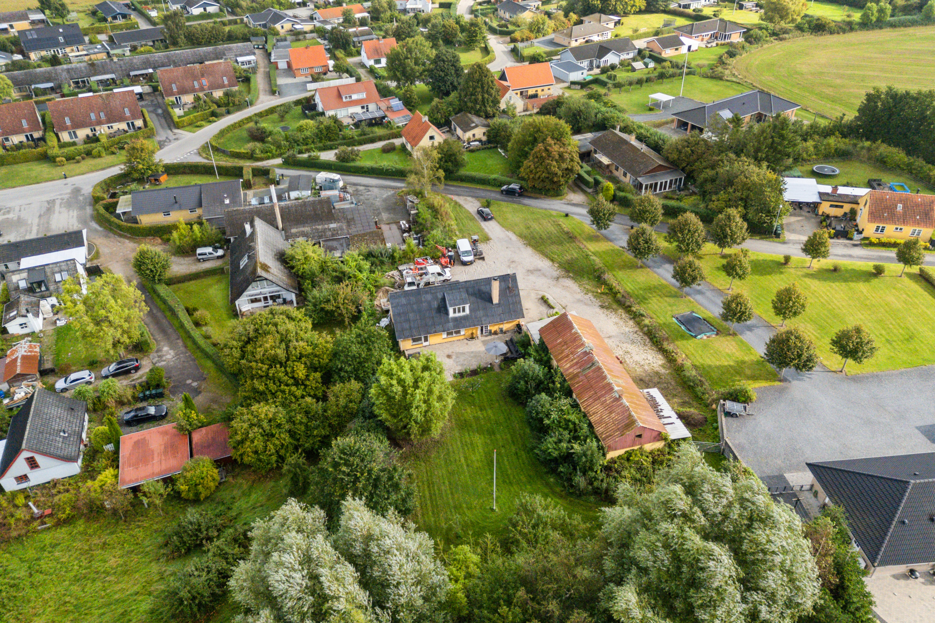 Fremhævet luftfoto billede i fuldskærmstilstand. Billede af Næbbevej 6A, Vejleby, 4534 Hørve