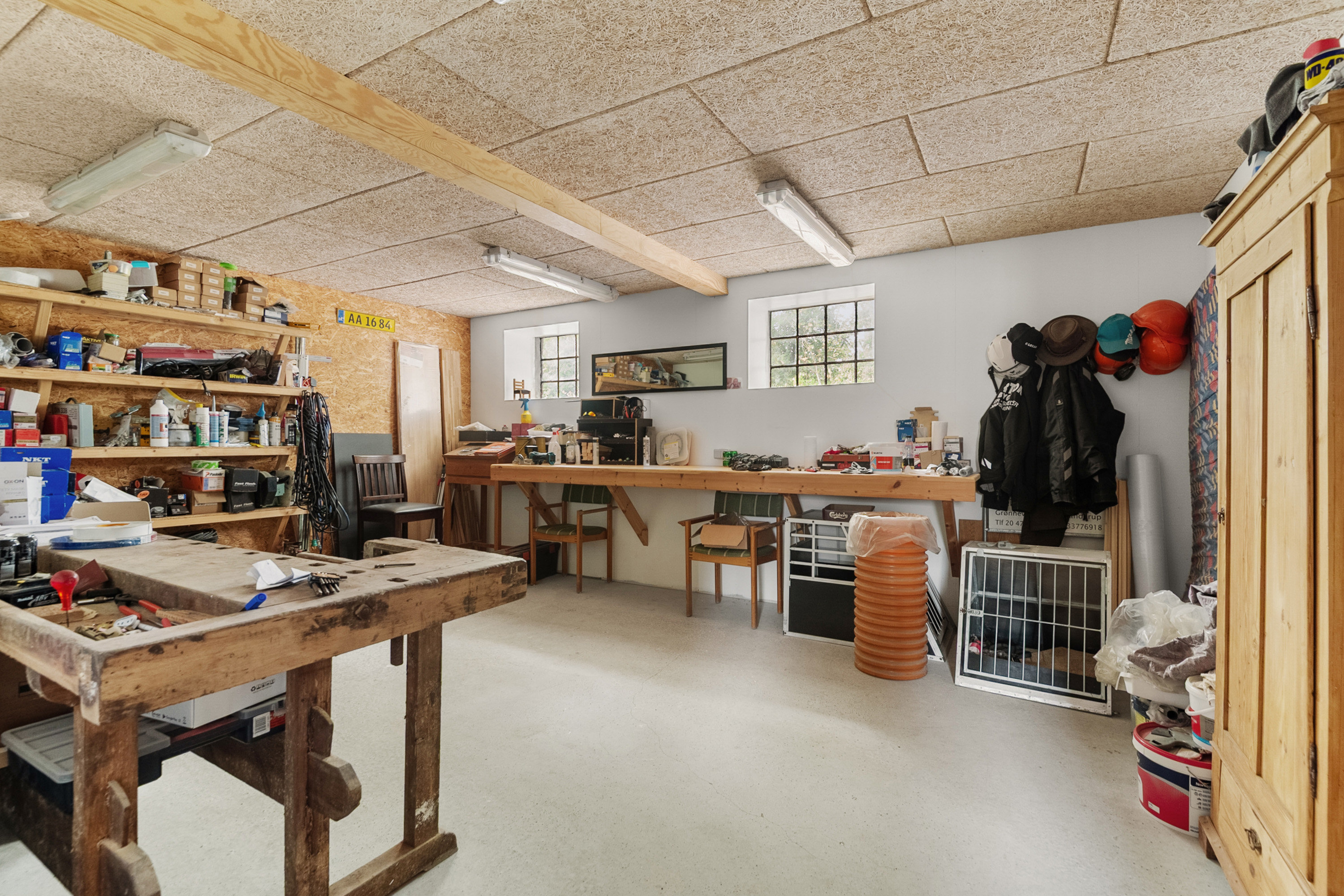 Fremhævet værksted billede i fuldskærmstilstand. Billede af Grønnevej 1, 6851 Janderup Vestj