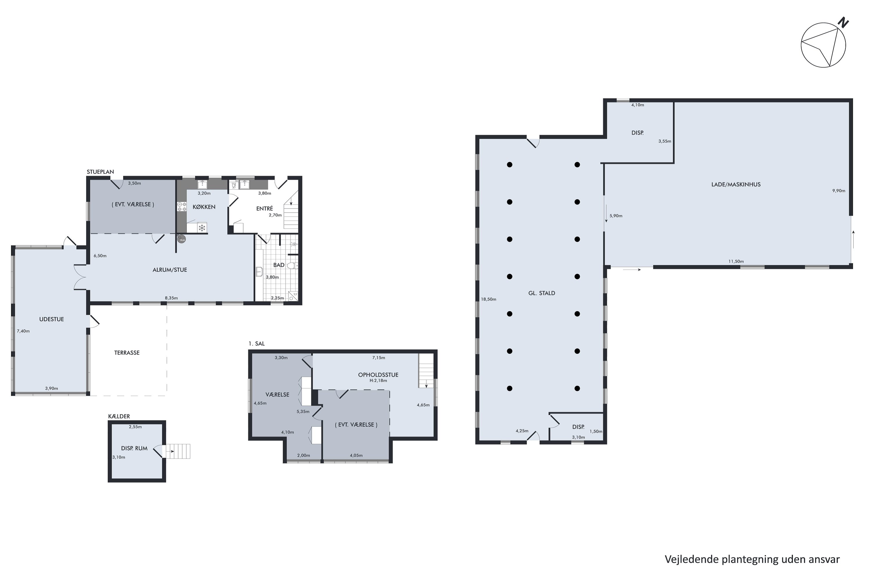 Plantegninger billede af Bavnevej 140, Tvede, 8930 Randers NØ