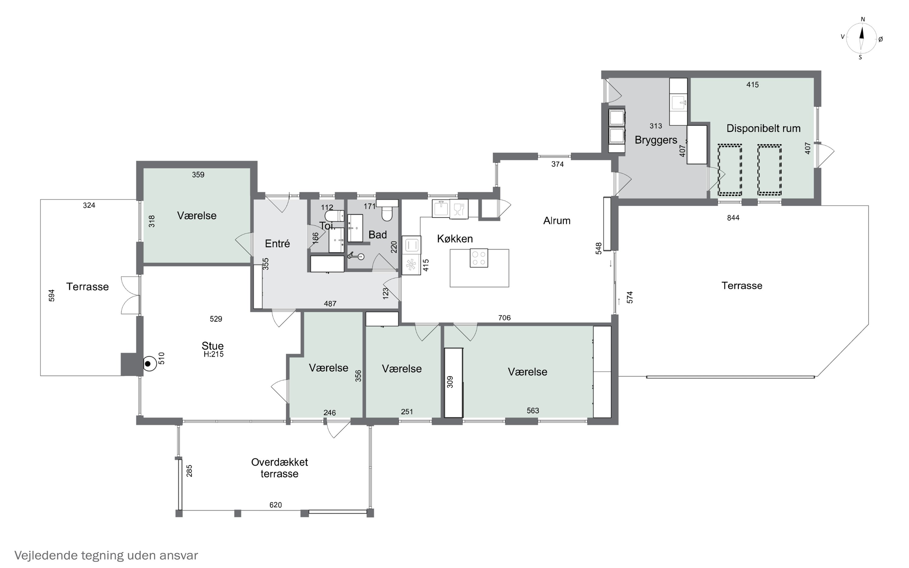 Plantegninger billede af Strandvangen 15, 2650 Hvidovre