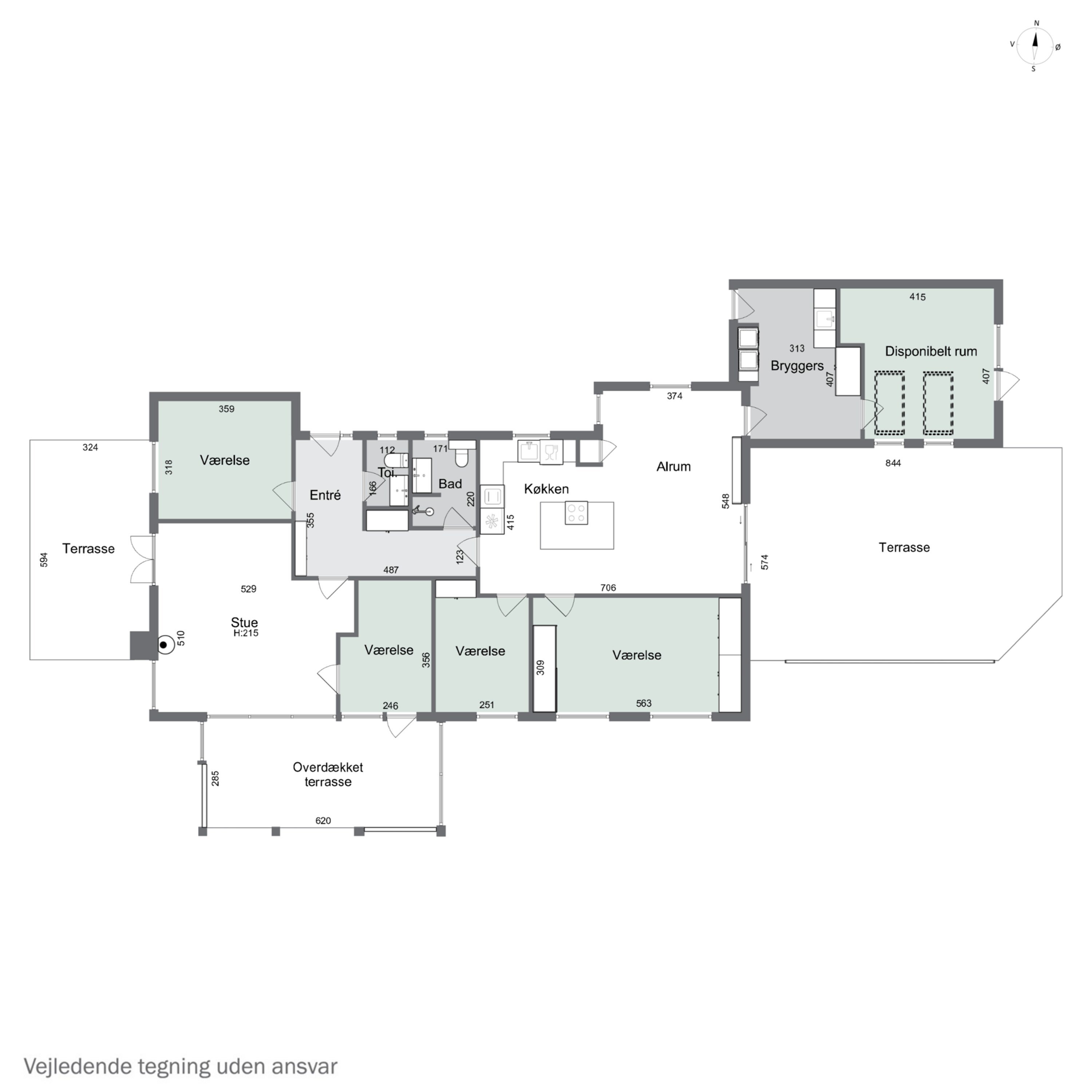 Plantegninger billede af Strandvangen 15, 2650 Hvidovre