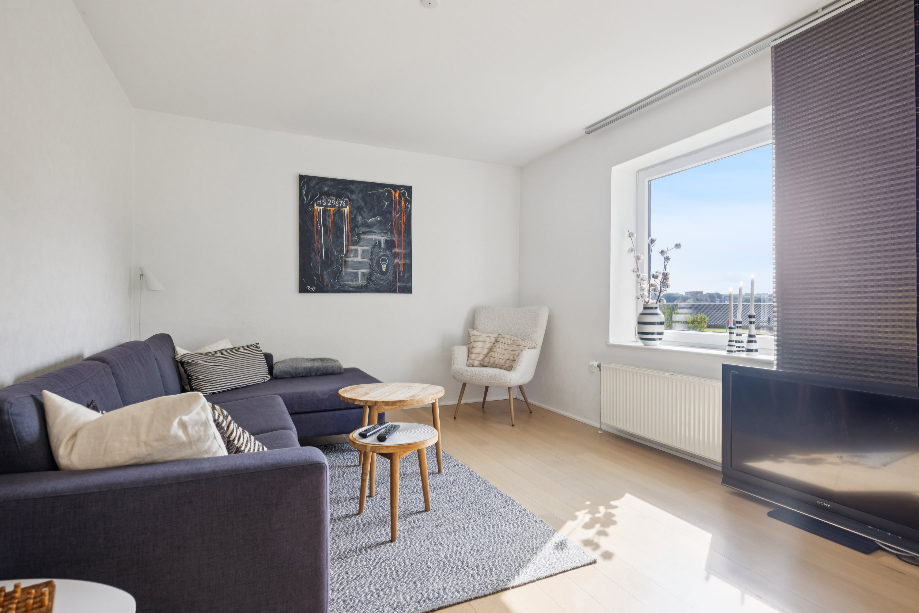 Fremhævet stue billede i fuldskærmstilstand. Billede af Hegedalsvej 41, 9500 Hobro