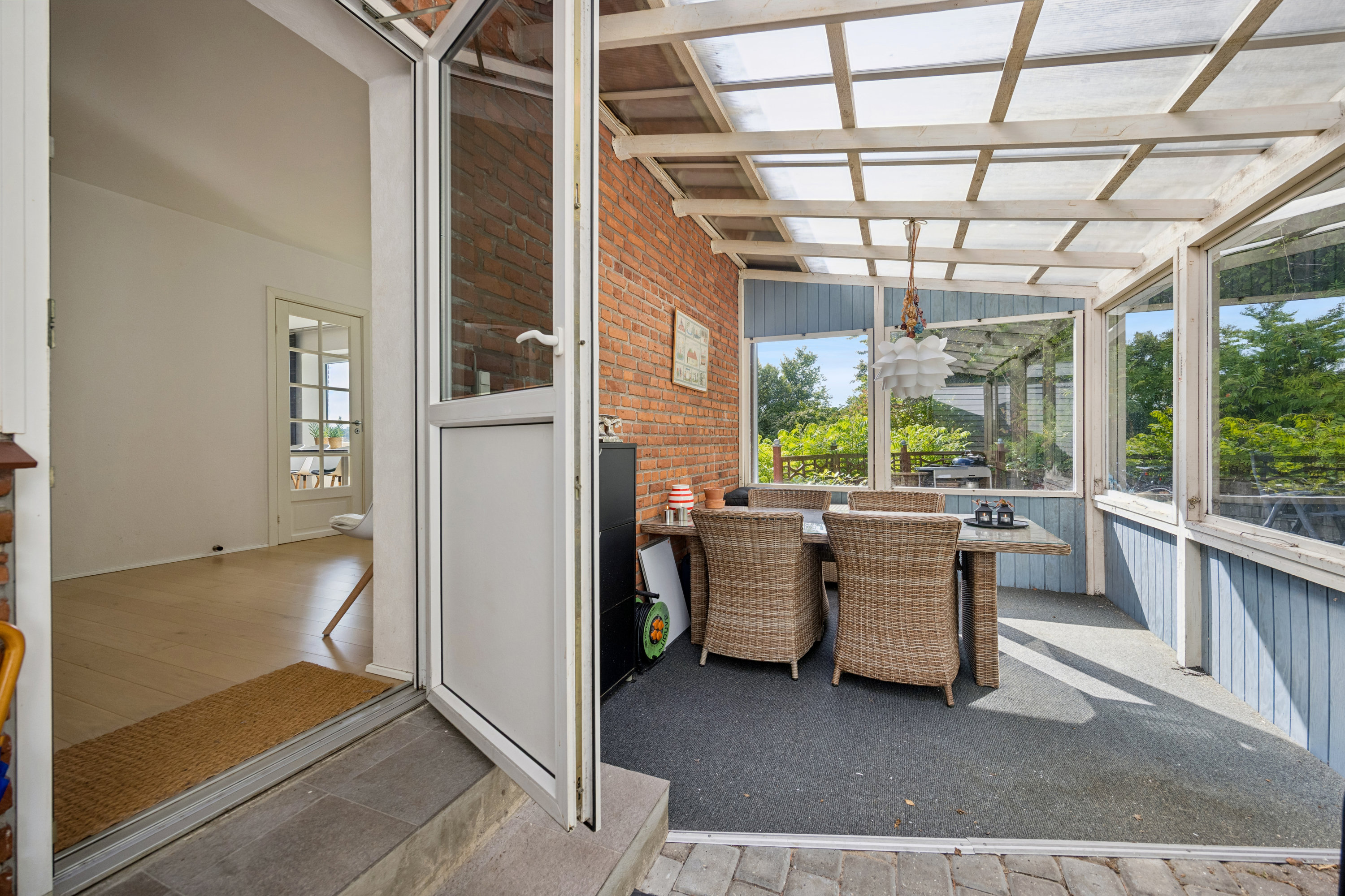 Fremhævet udestue billede i fuldskærmstilstand. Billede af Hegedalsvej 41, 9500 Hobro