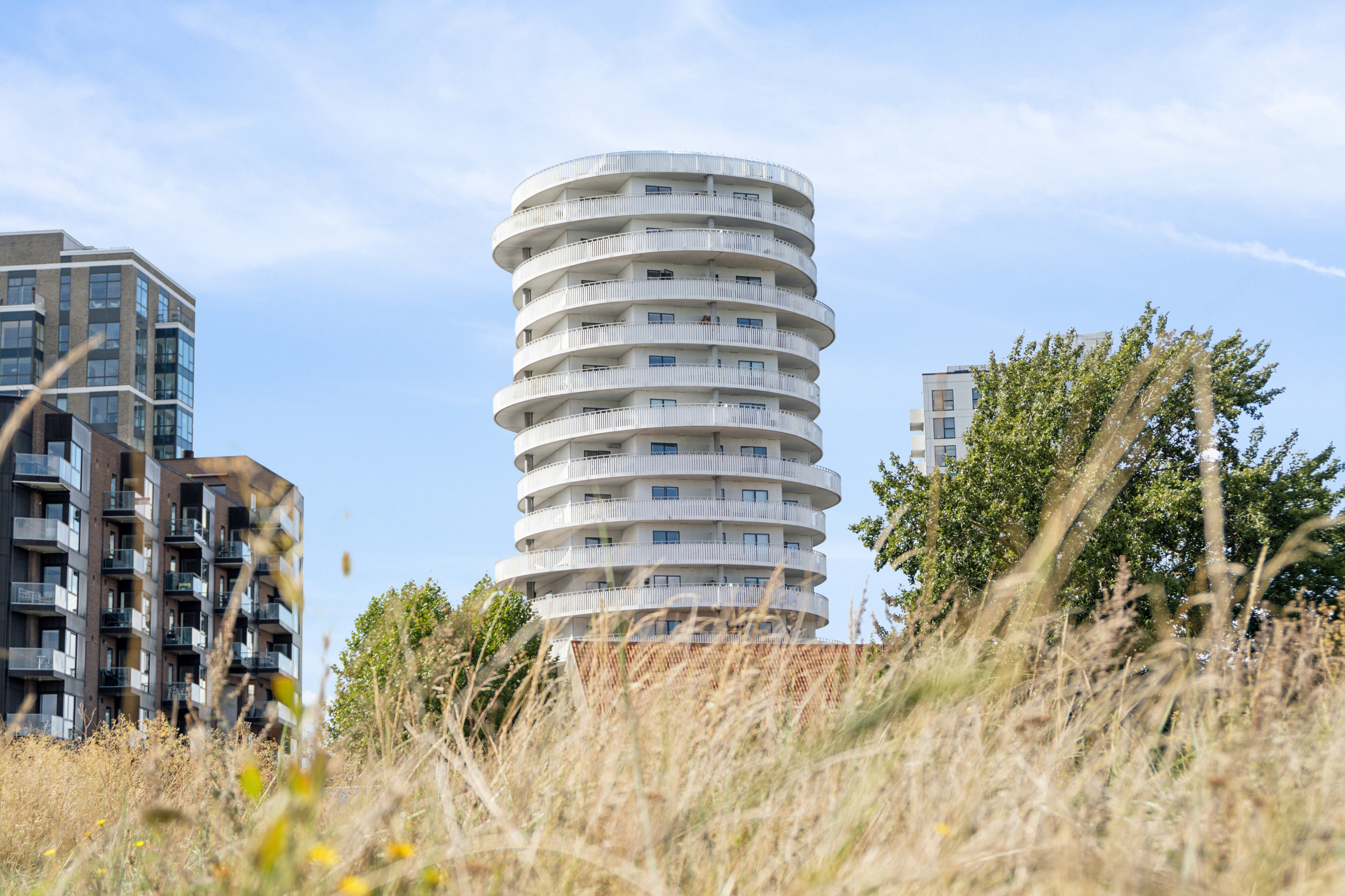 Fremhævet facade billede i fuldskærmstilstand. Billede af Amager Strandvej 110B, 6. tv., 2300 København S
