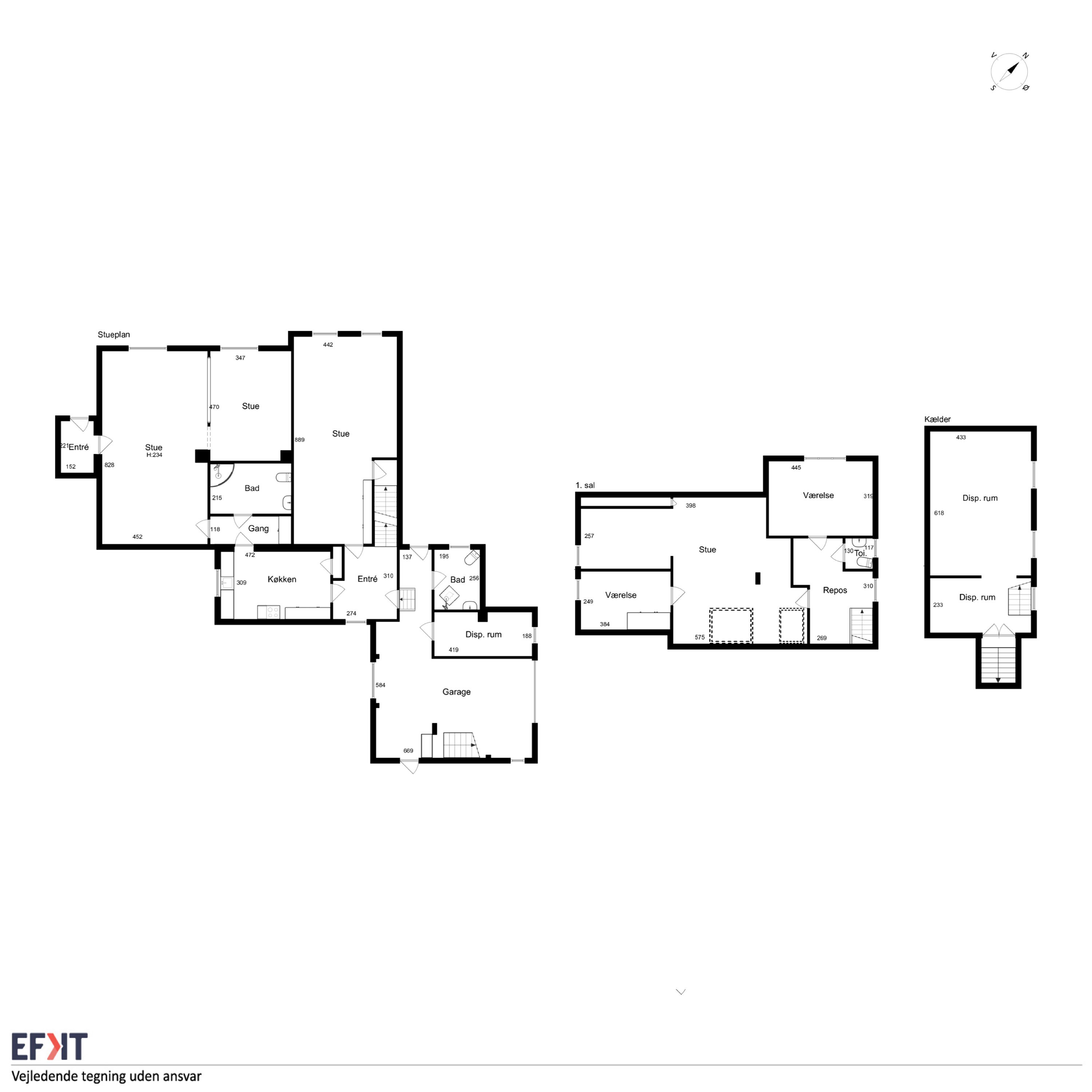 Plantegninger billede af Bygaden 28, Tullebølle, 5953 Tranekær