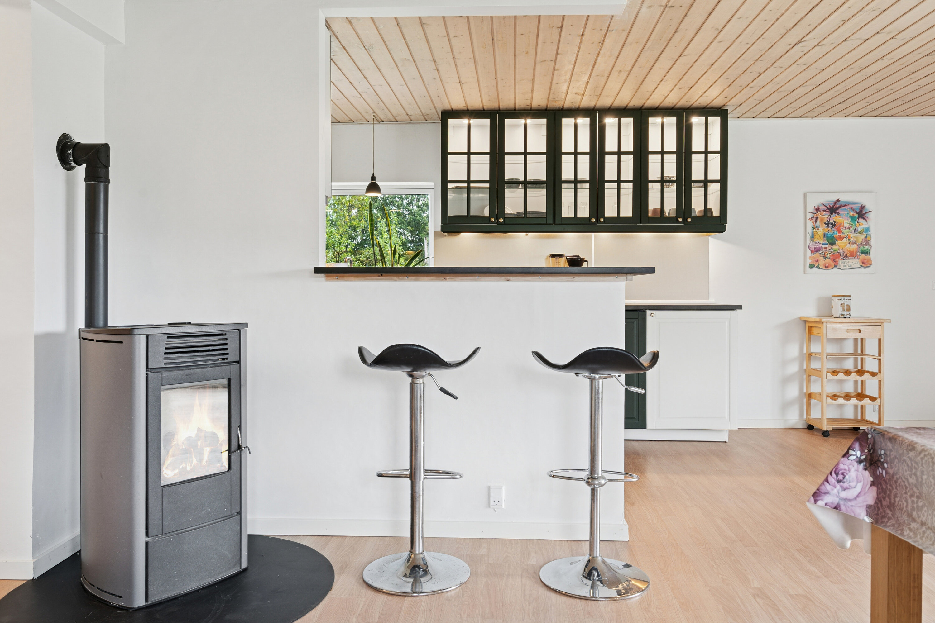 Fremhævet køkken alrum billede i fuldskærmstilstand. Billede af Skelbyvej 6, Nåby, 4160 Herlufmagle