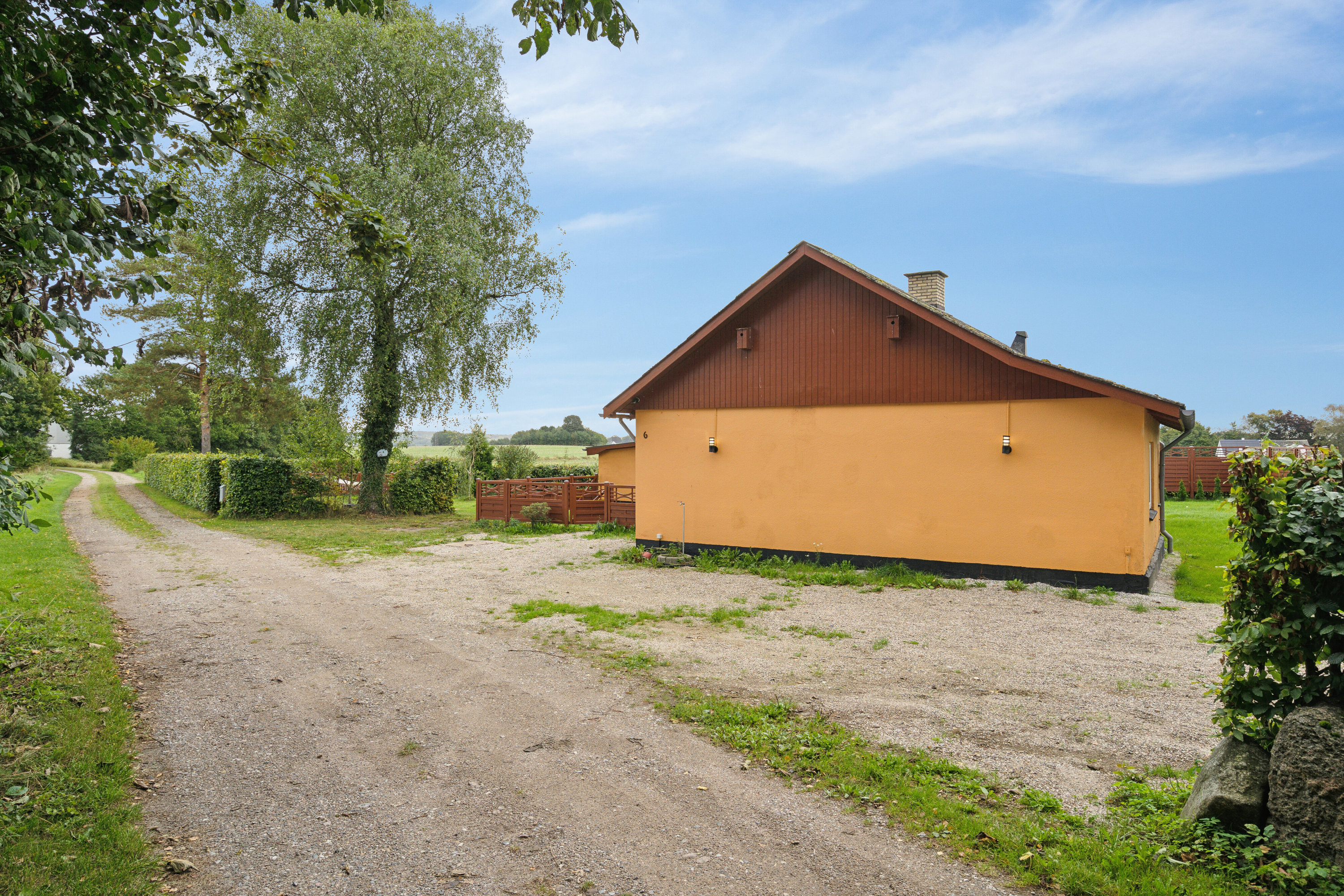 Fremhævet indkørsel billede i fuldskærmstilstand. Billede af Skelbyvej 6, Nåby, 4160 Herlufmagle