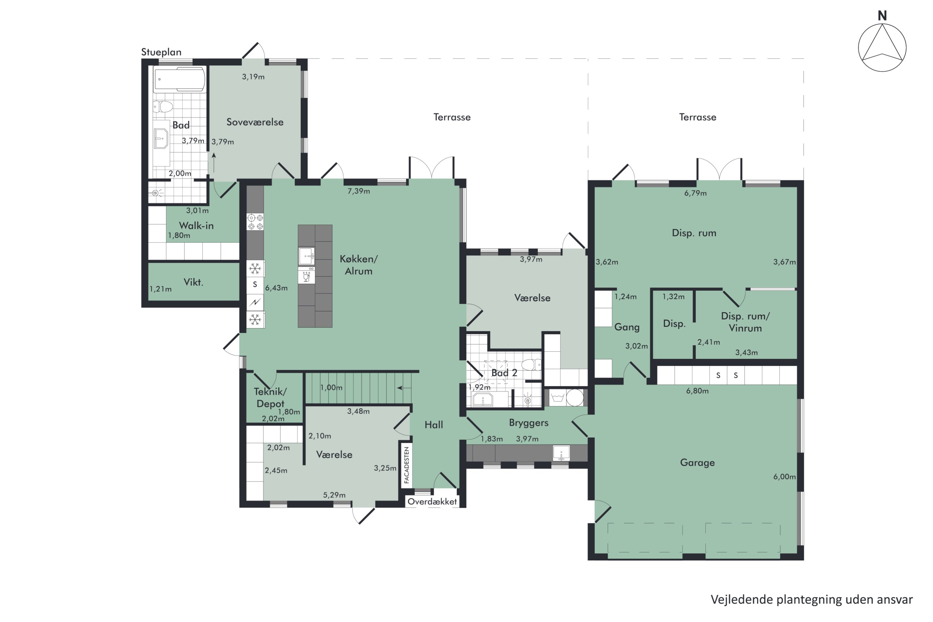 Plantegninger billede af Kalmanparken 102, 9200 Aalborg SV