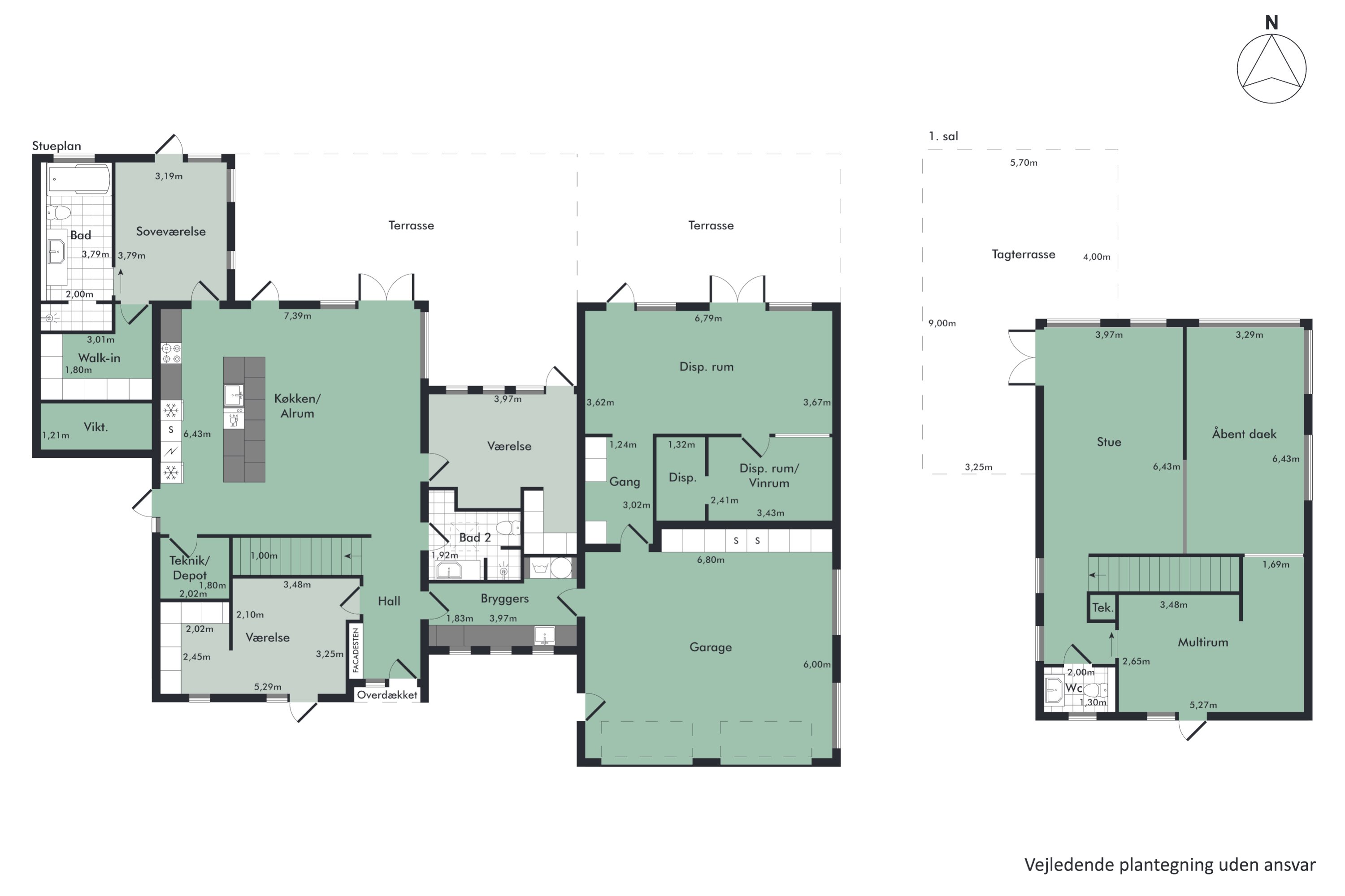 Plantegninger billede af Kalmanparken 102, 9200 Aalborg SV