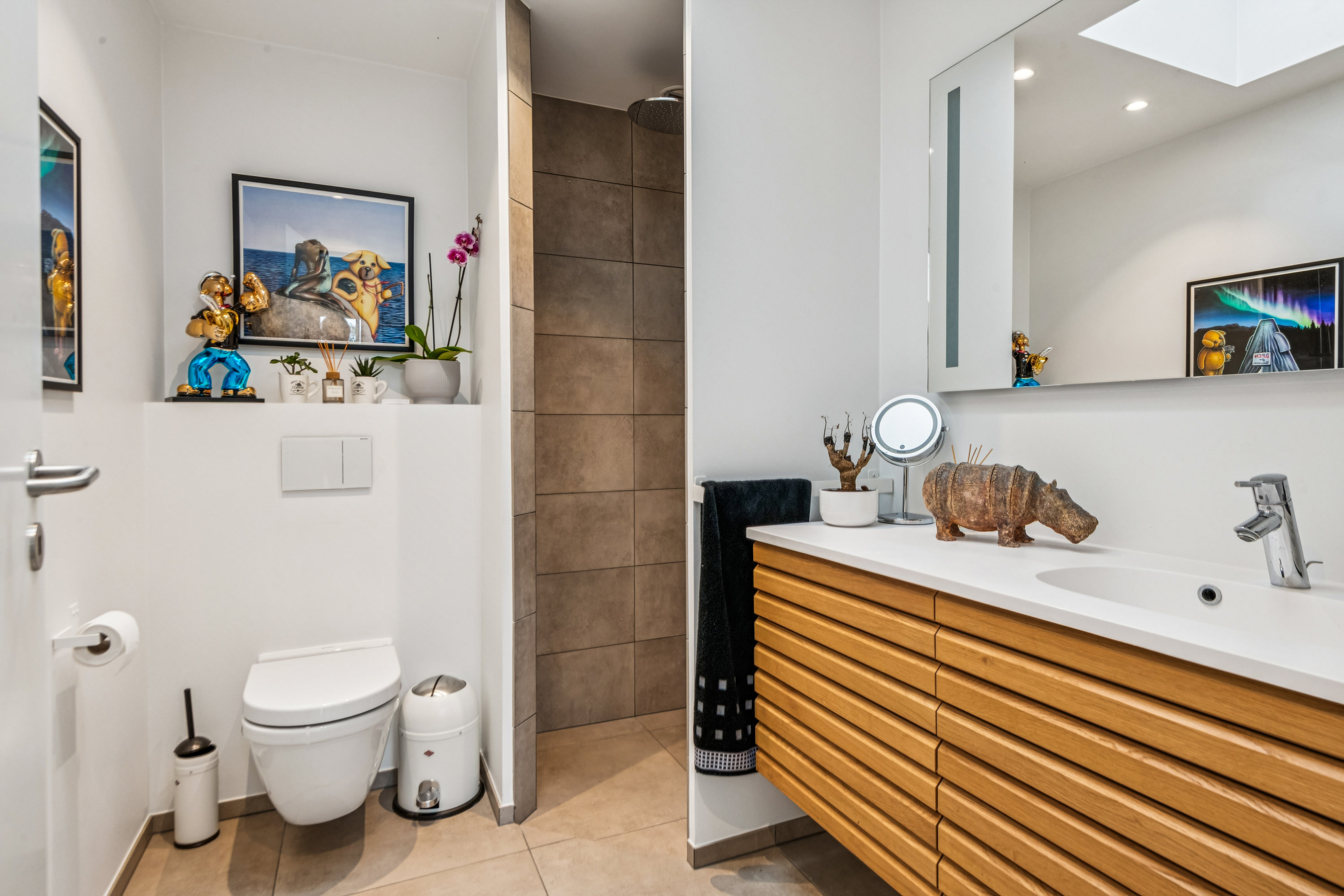 Fremhævet badeværelse billede i fuldskærmstilstand. Billede af Kalmanparken 102, 9200 Aalborg SV