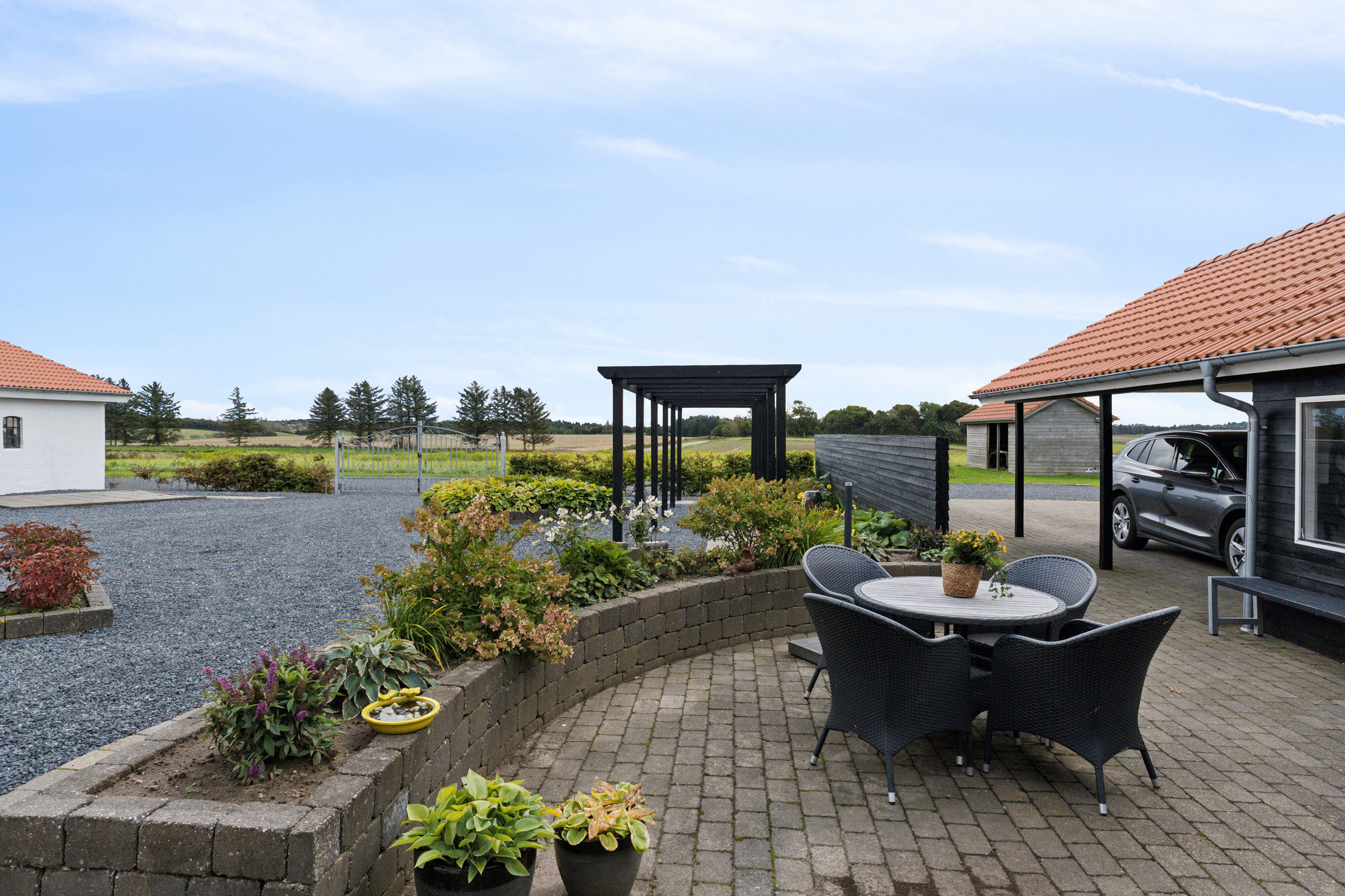 Fremhævet terrasse billede i fuldskærmstilstand. Billede af Ramsvej 159, Bjergby, 9800 Hjørring