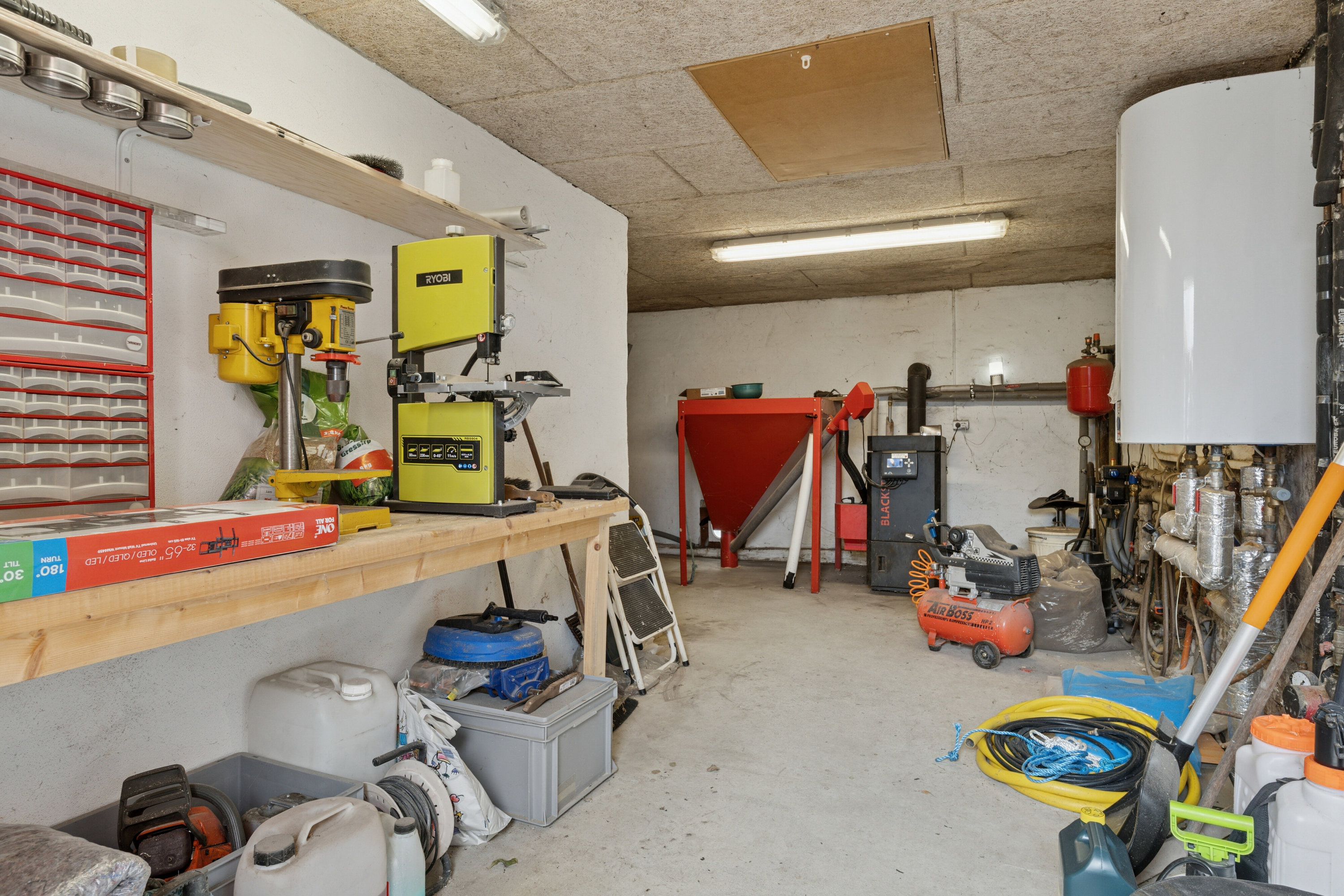 Fremhævet udhus/fyrrum billede i fuldskærmstilstand. Billede af Ramsvej 159, Bjergby, 9800 Hjørring