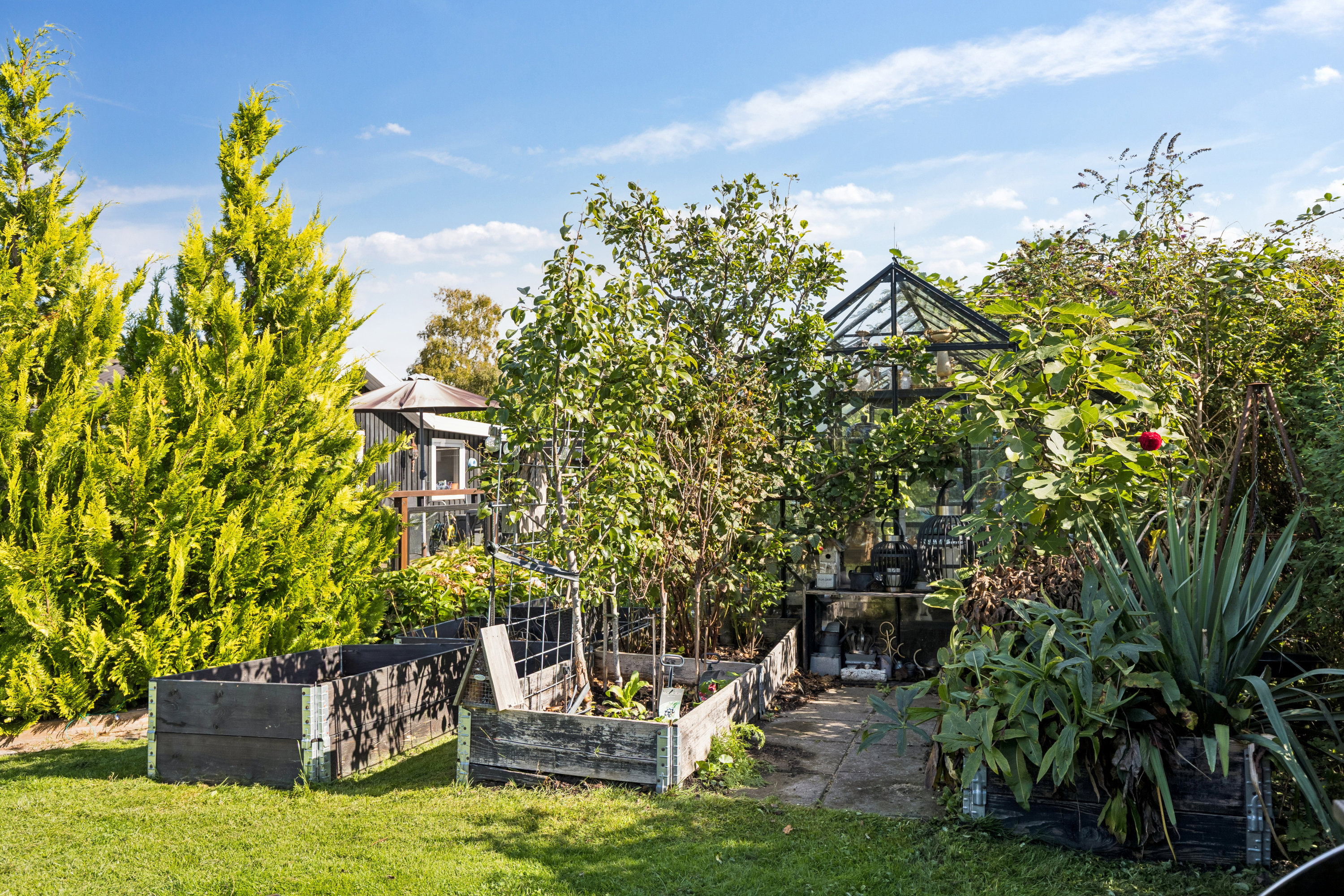 Fremhævet have billede i fuldskærmstilstand. Billede af Pilebakken 13, Havnsø Str, 4591 Føllenslev