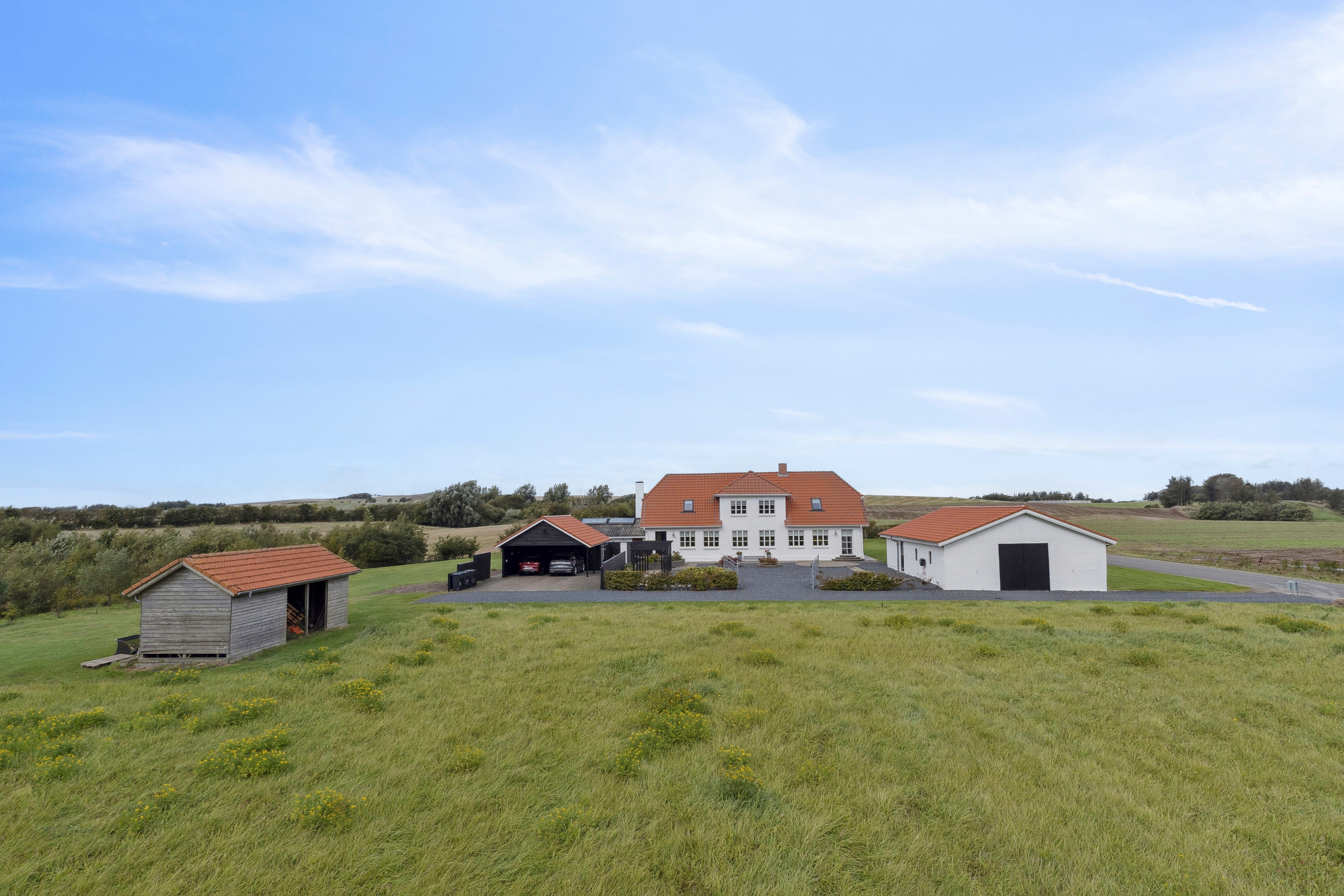 Fremhævet udendørs billede i fuldskærmstilstand. Billede af Ramsvej 159, Bjergby, 9800 Hjørring