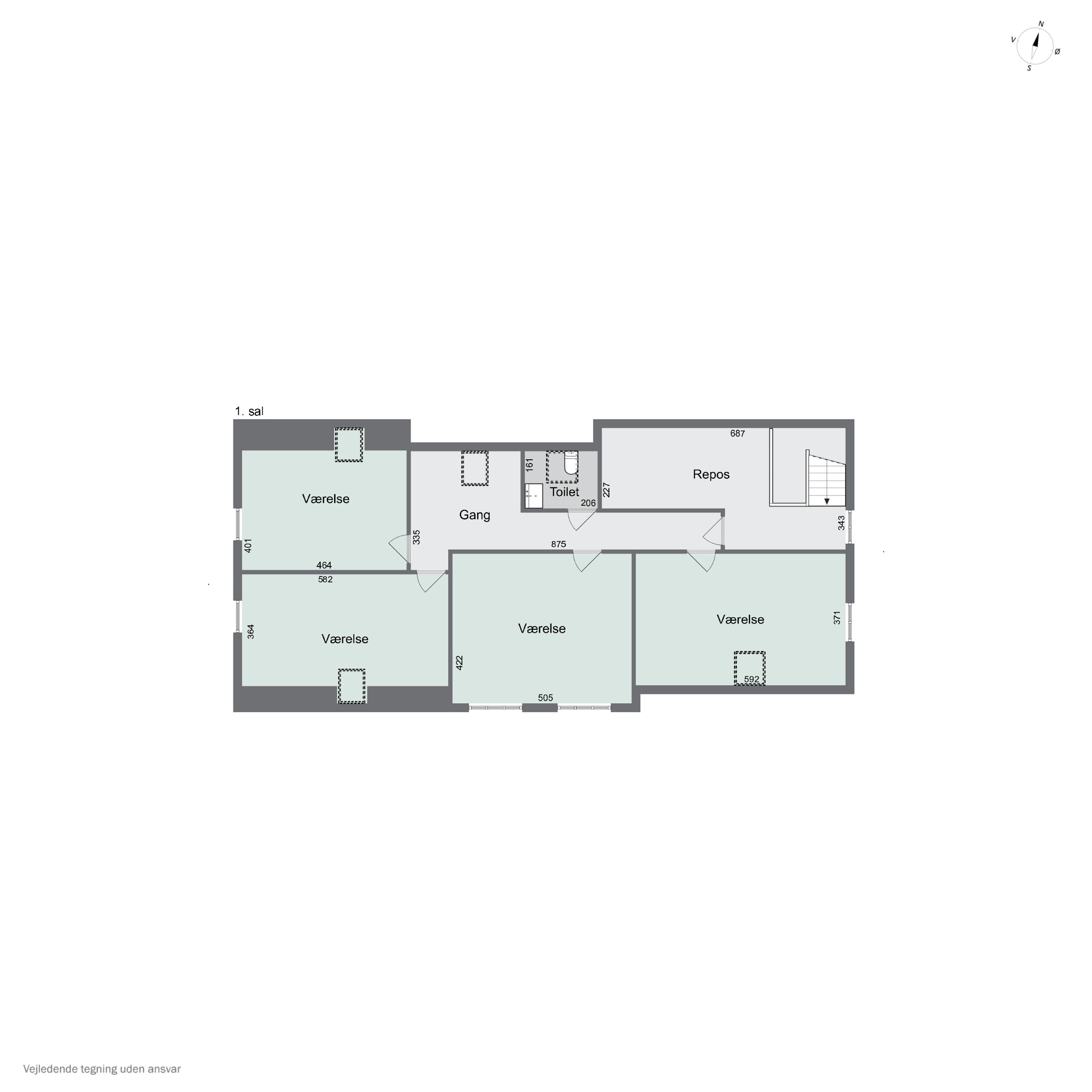 Plantegninger billede af Ramsvej 159, Bjergby, 9800 Hjørring