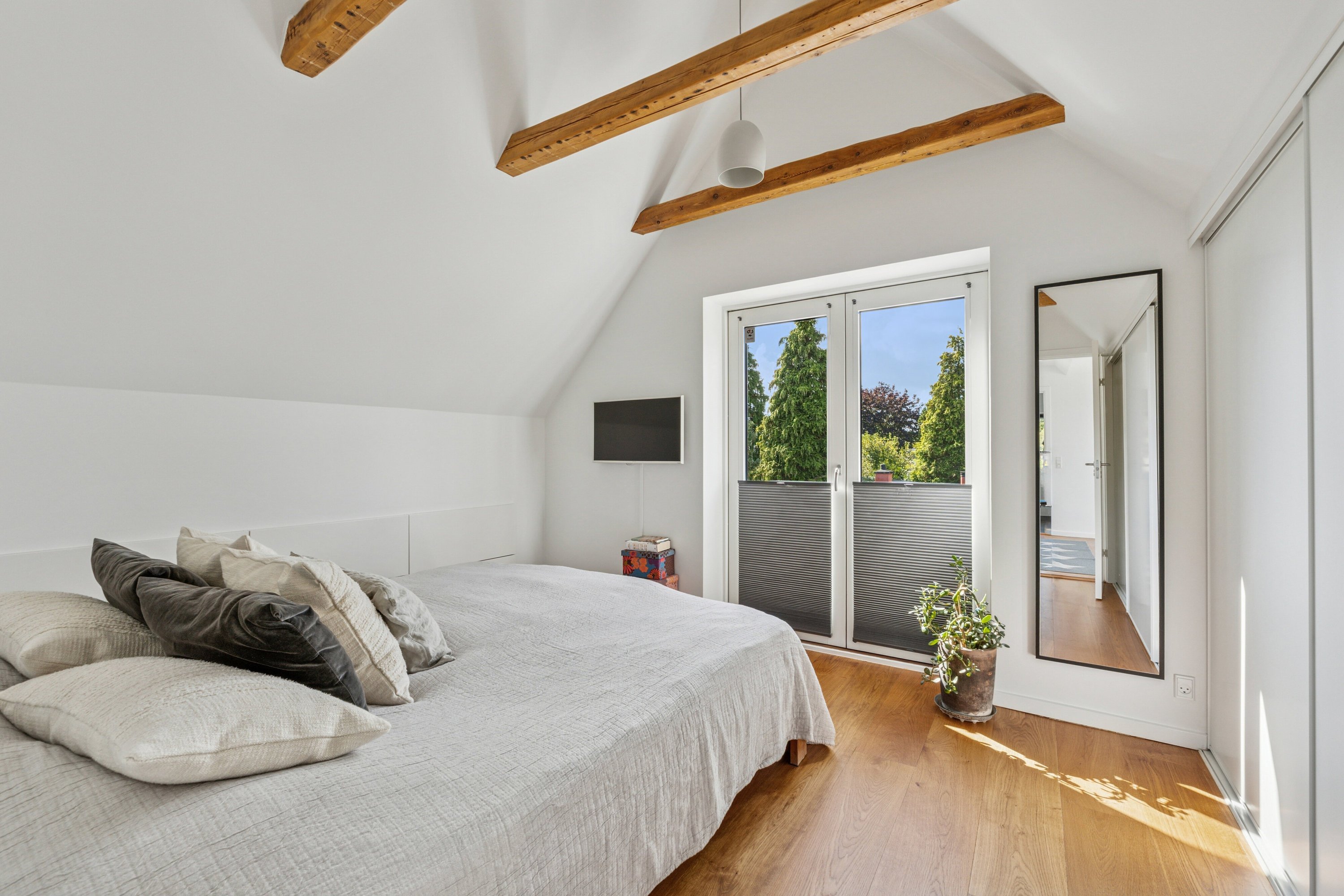 Fremhævet soveværelse billede i fuldskærmstilstand. Billede af Ved Fortunen 8, 2800 Kongens Lyngby