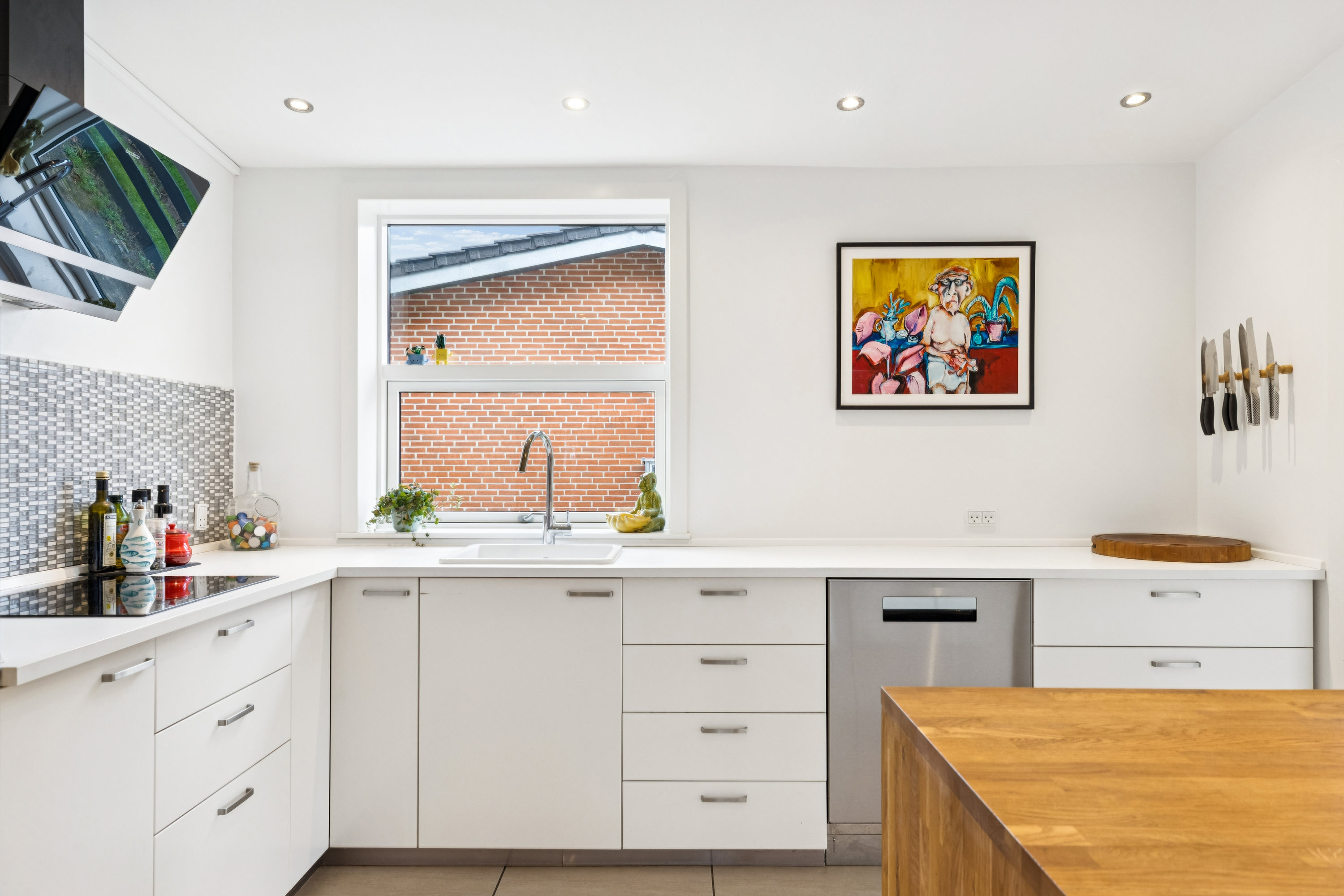 Fremhævet køkken billede i fuldskærmstilstand. Billede af Seminarievej 80, 6760 Ribe