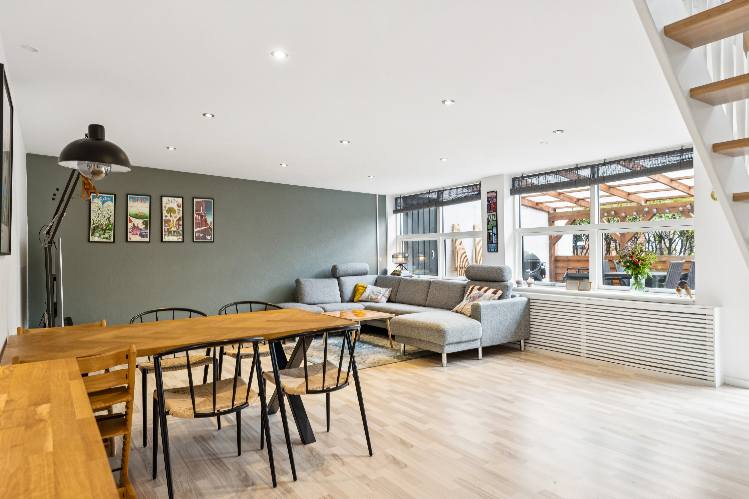 Fremhævet stue billede i fuldskærmstilstand. Billede af Seminarievej 80, 6760 Ribe