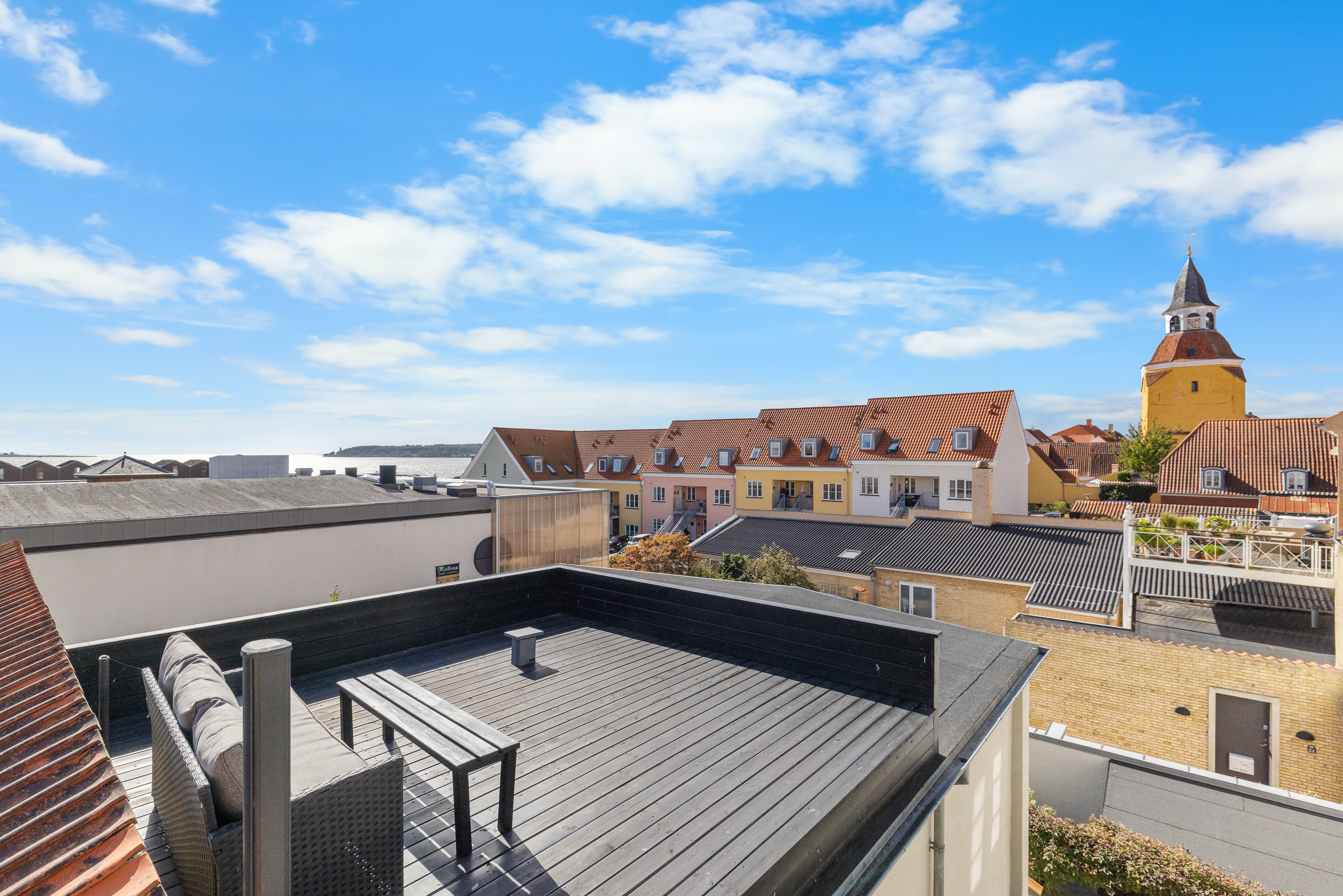 Fremhævet altan billede i fuldskærmstilstand. Billede af Østergade 26B, 5600 Faaborg