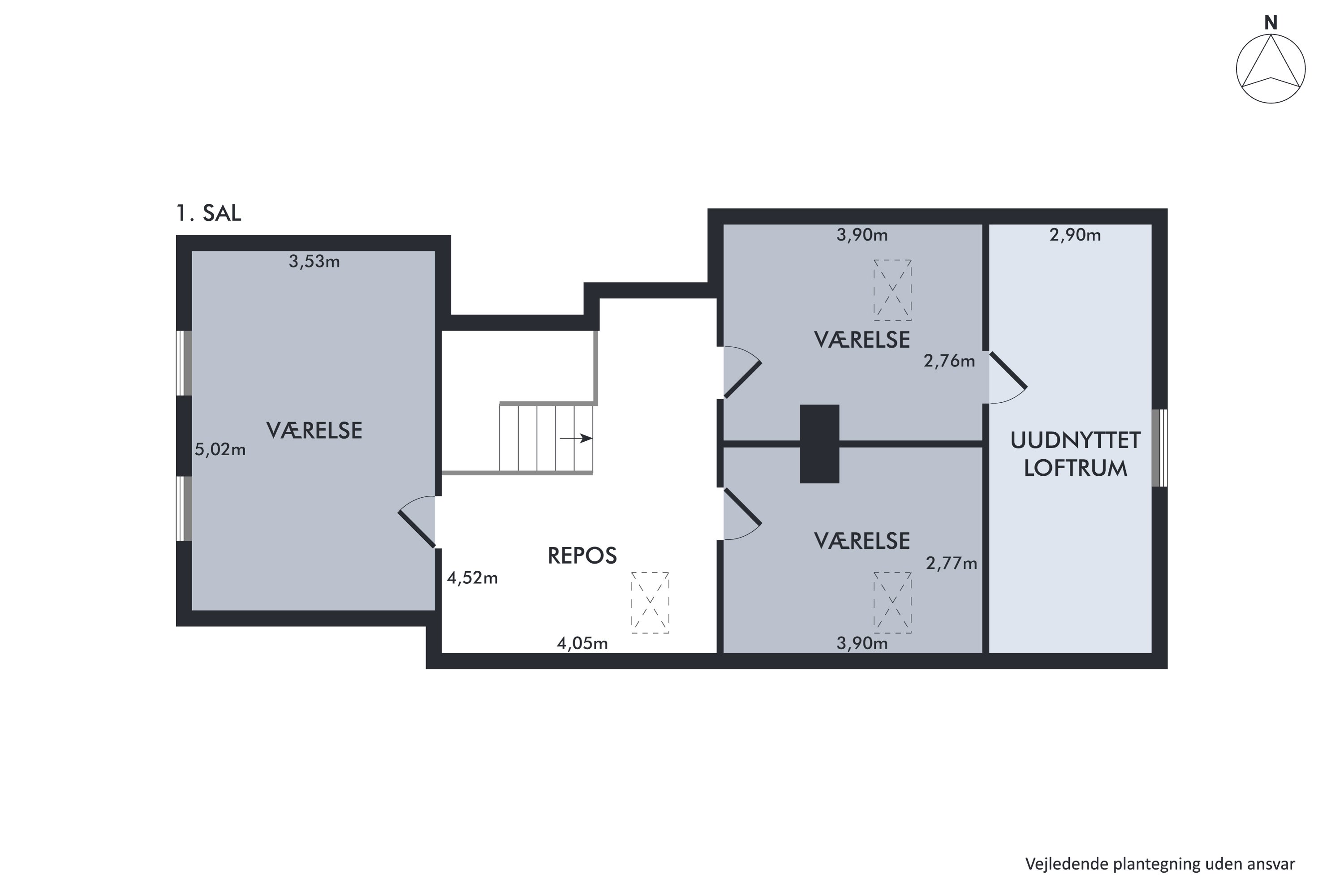 Plantegninger billede af Spandetvej 17, Fjersted, 6760 Ribe