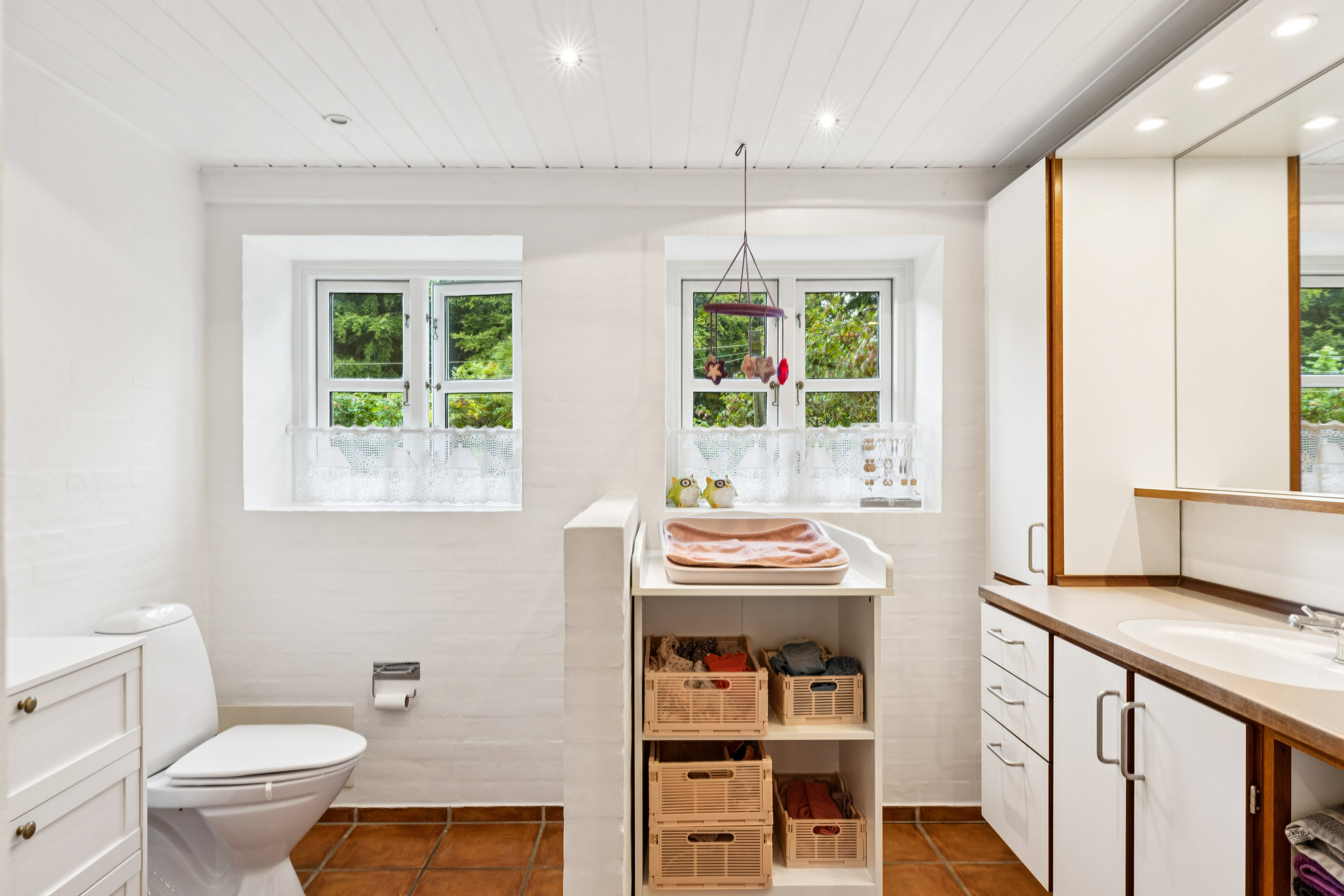 Fremhævet badeværelse billede i fuldskærmstilstand. Billede af Spandetvej 17, Fjersted, 6760 Ribe