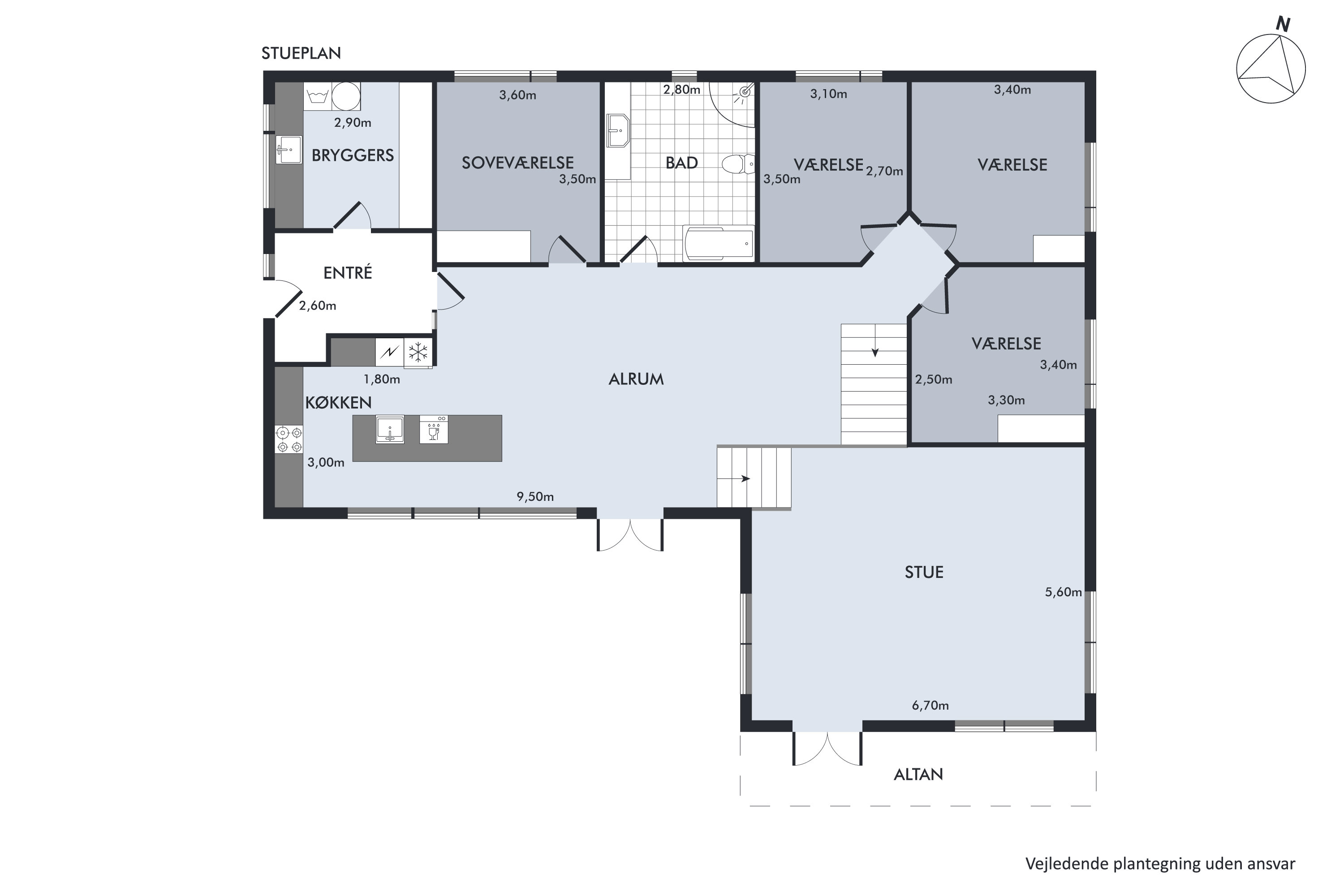 Plantegninger billede af Dionevej 19, Paderup, 8960 Randers SØ