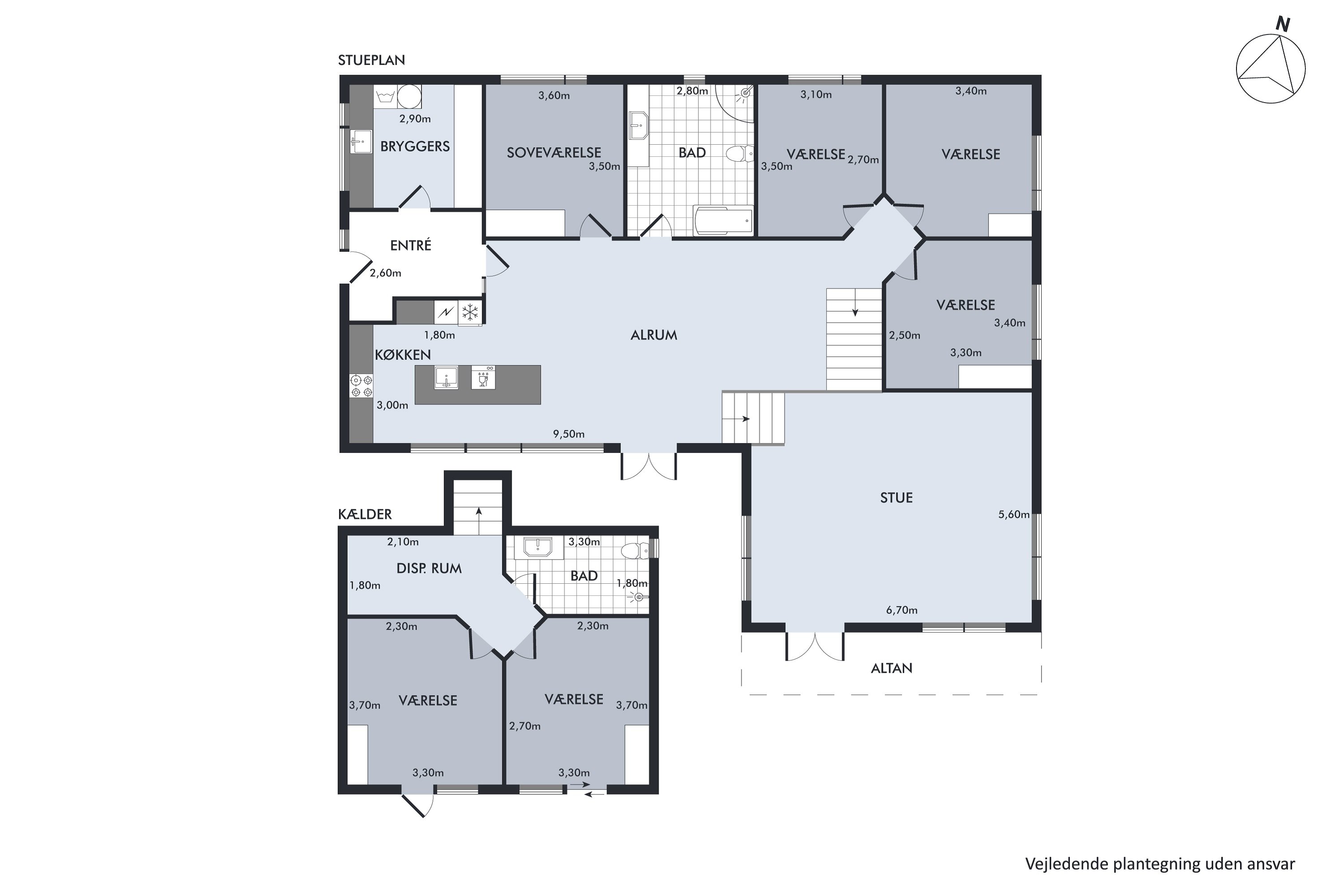 Plantegninger billede af Dionevej 19, Paderup, 8960 Randers SØ