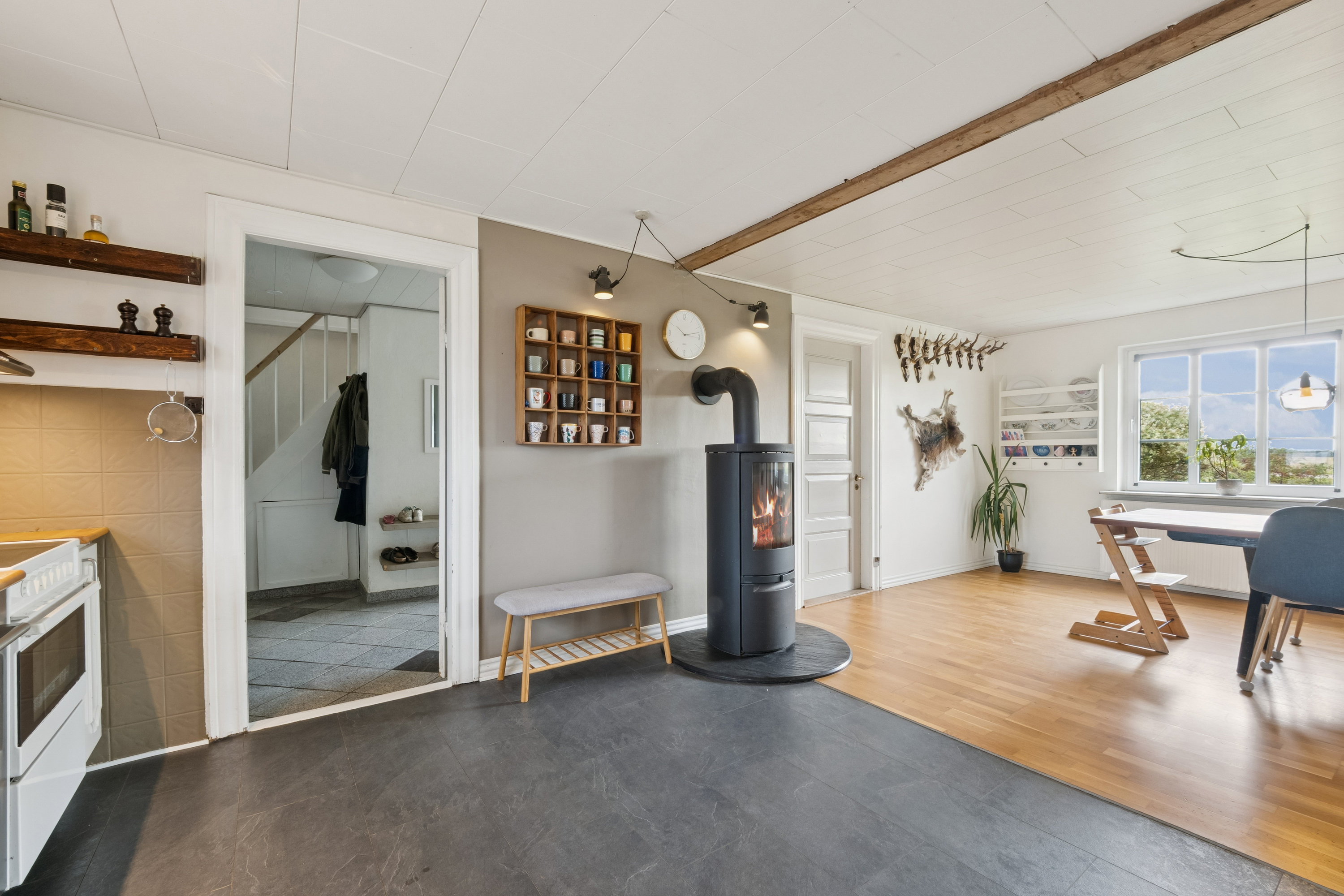 Fremhævet stue billede i fuldskærmstilstand. Billede af Viumvej 16, 7870 Roslev