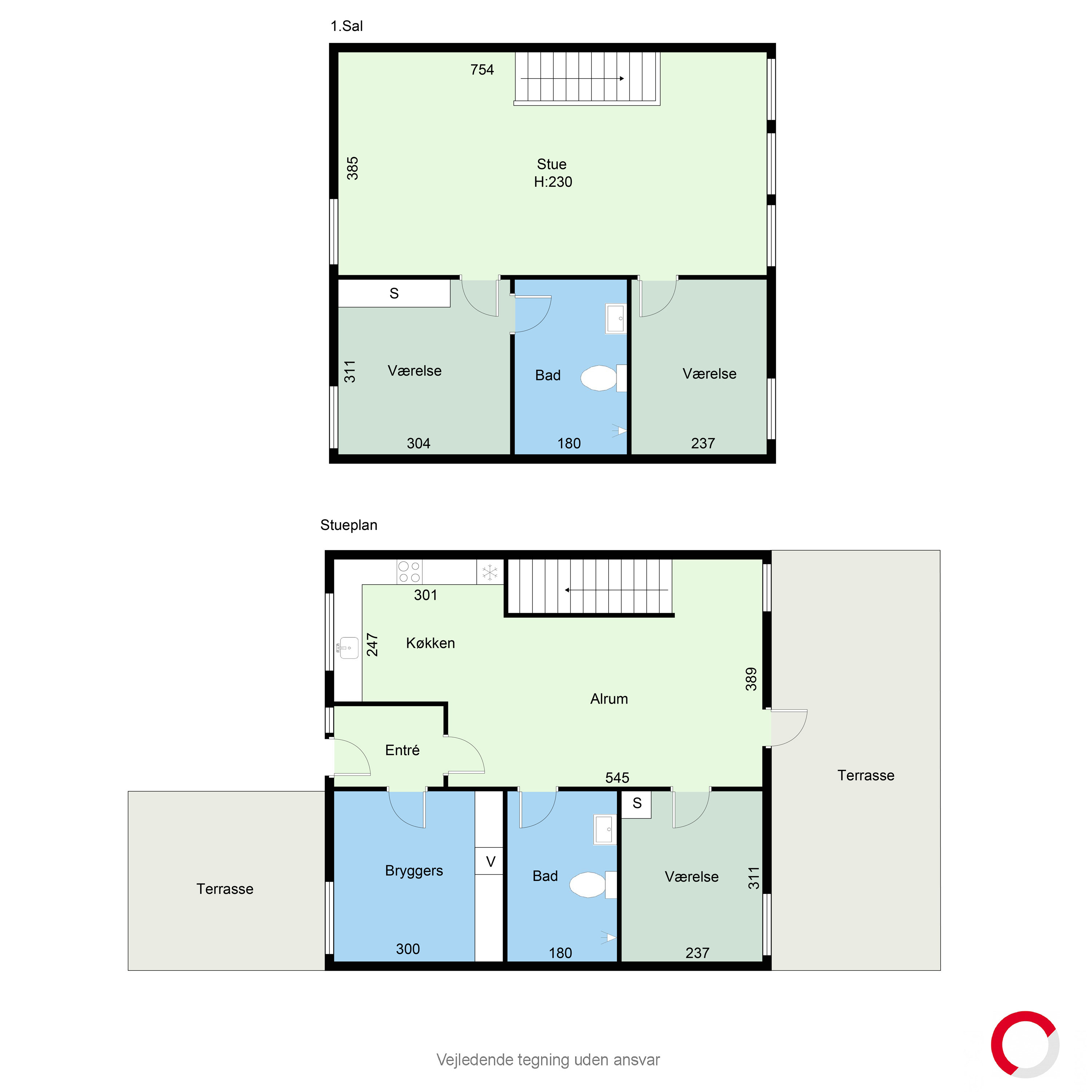 Plantegninger billede af Jernaldervej 202, Hasle, 8210 Aarhus V