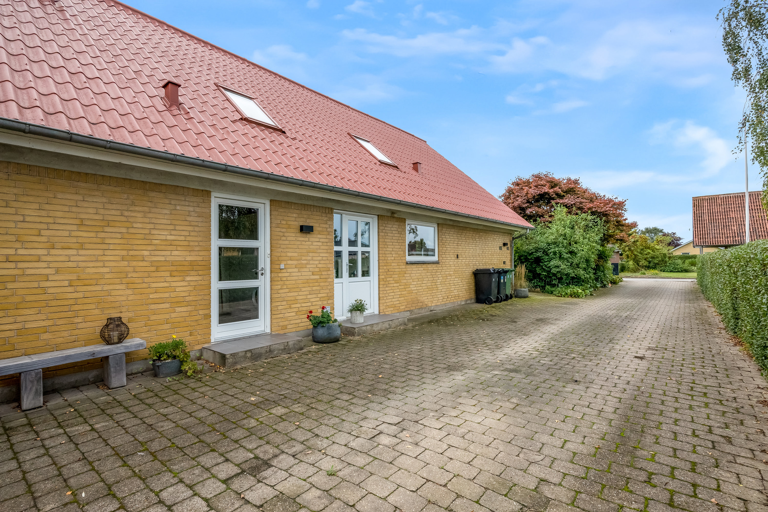 Fremhævet indkørsel billede i fuldskærmstilstand. Billede af Elkjærvej 101, Mejrup, 7500 Holstebro