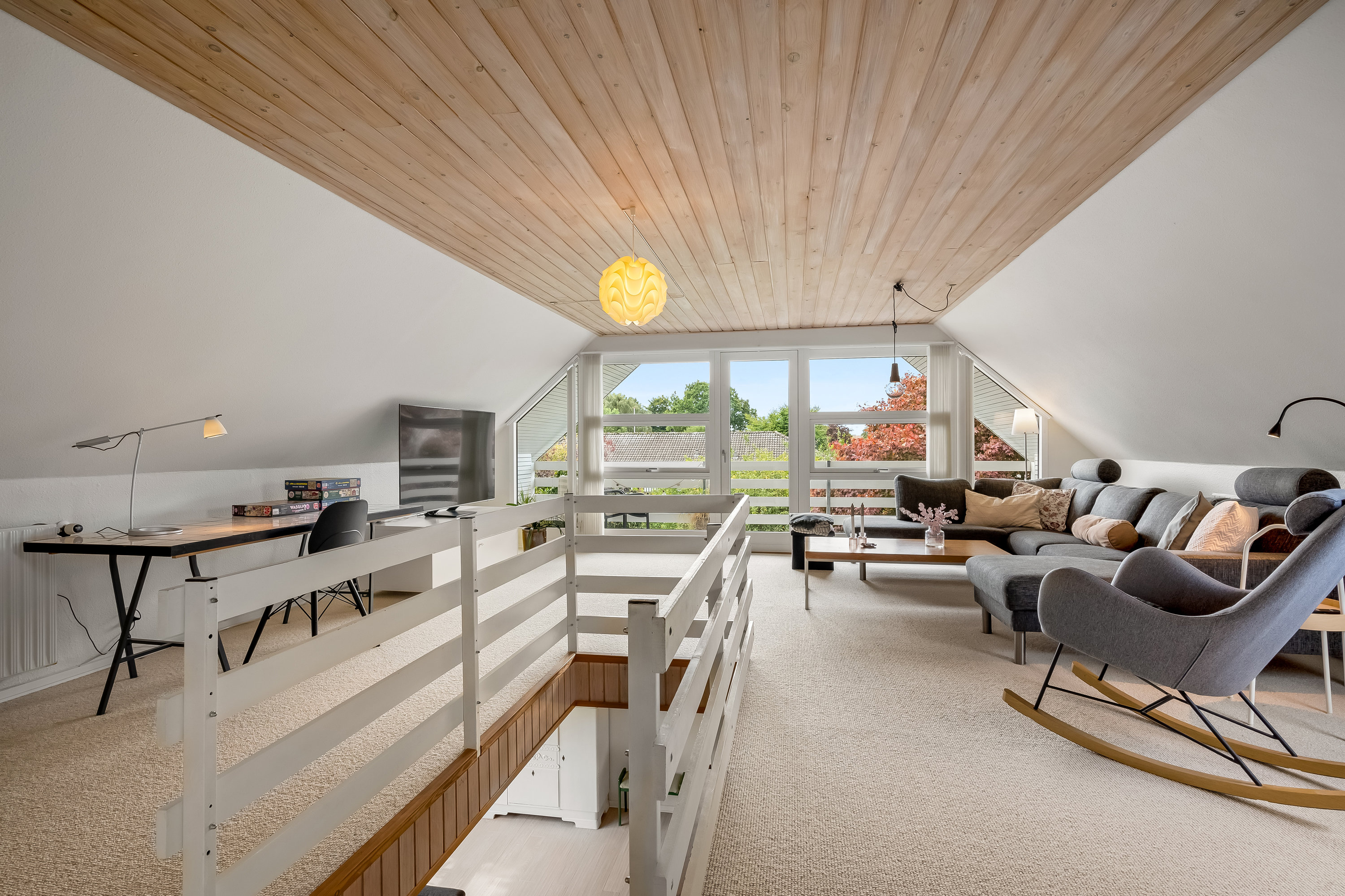 Fremhævet stue billede i fuldskærmstilstand. Billede af Elkjærvej 101, Mejrup, 7500 Holstebro