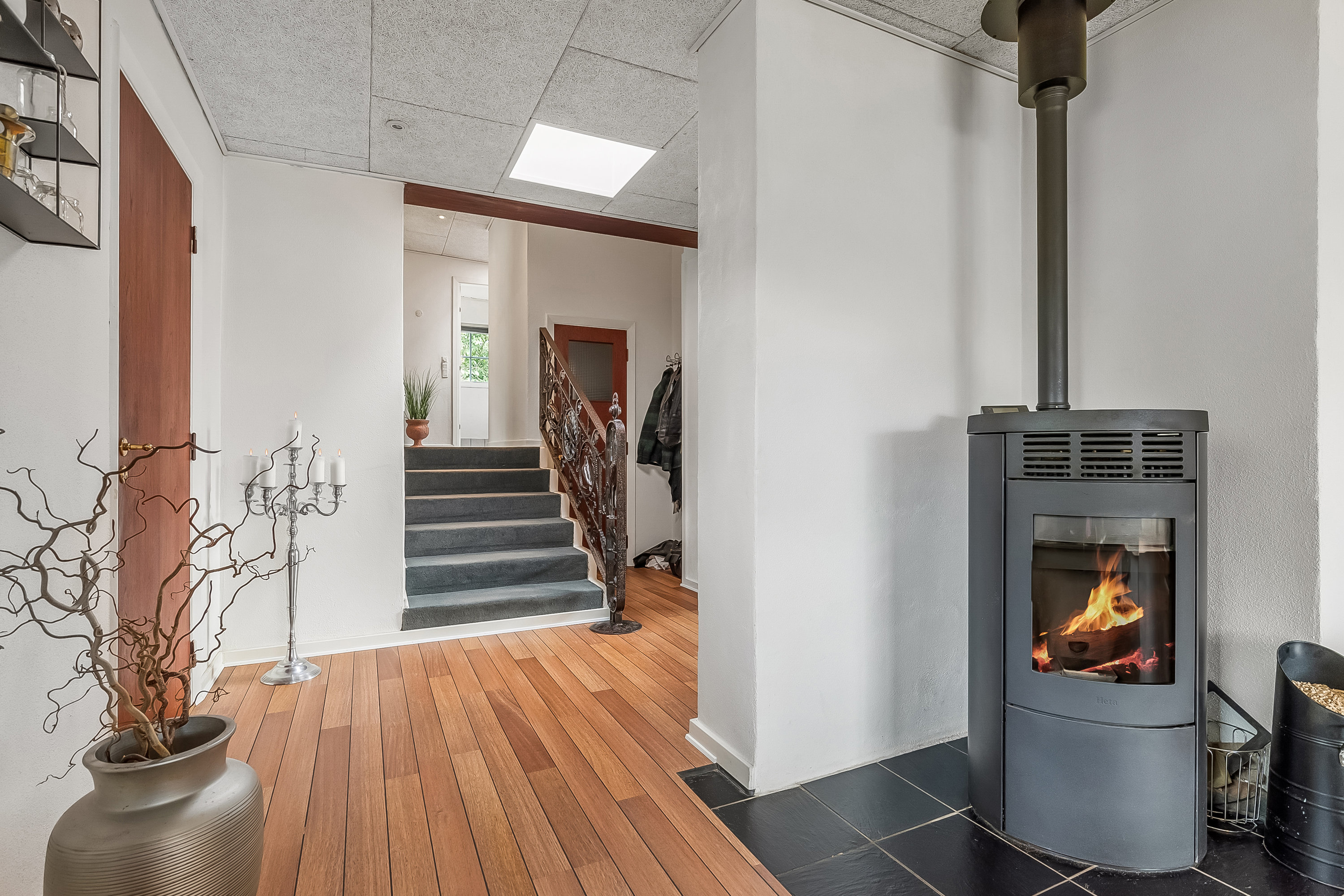 Fremhævet brændeovn billede i fuldskærmstilstand. Billede af Jægervænget 30, Nørremarken, 7100 Vejle