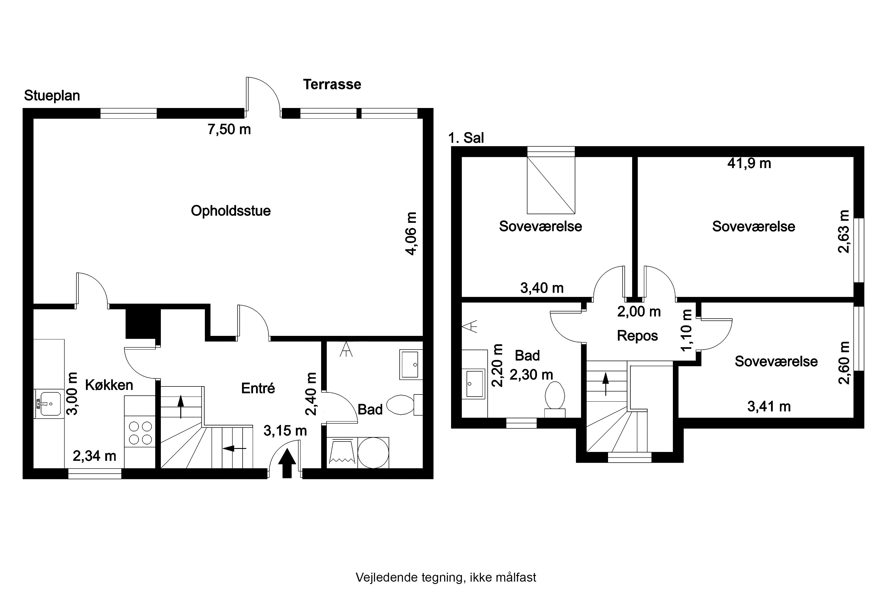 Plantegninger billede af Nordre Kongelundsvej 1, 2300 København S