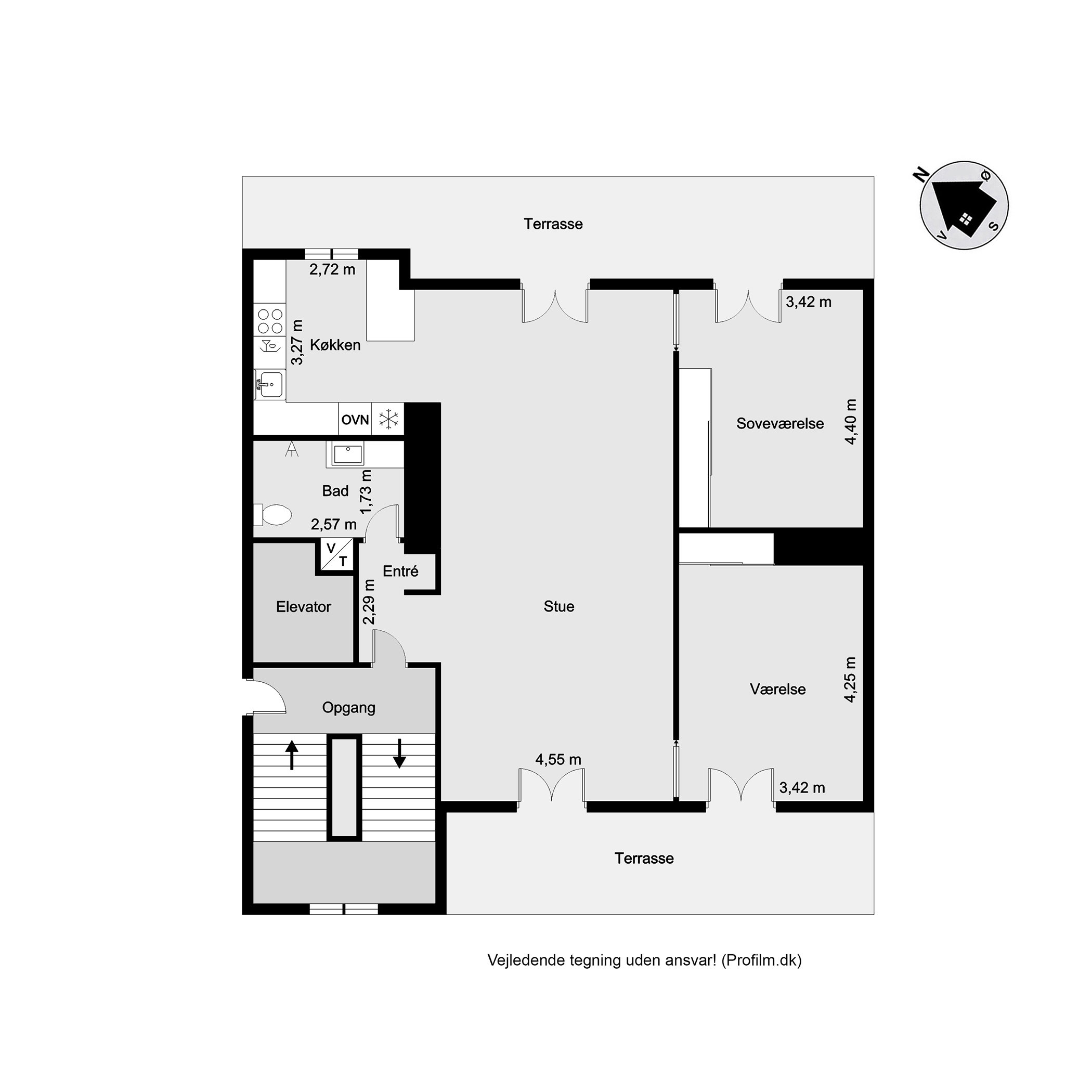 Plantegninger billede af Brejning Strand 1C, st.. th., Brejning, 7080 Børkop
