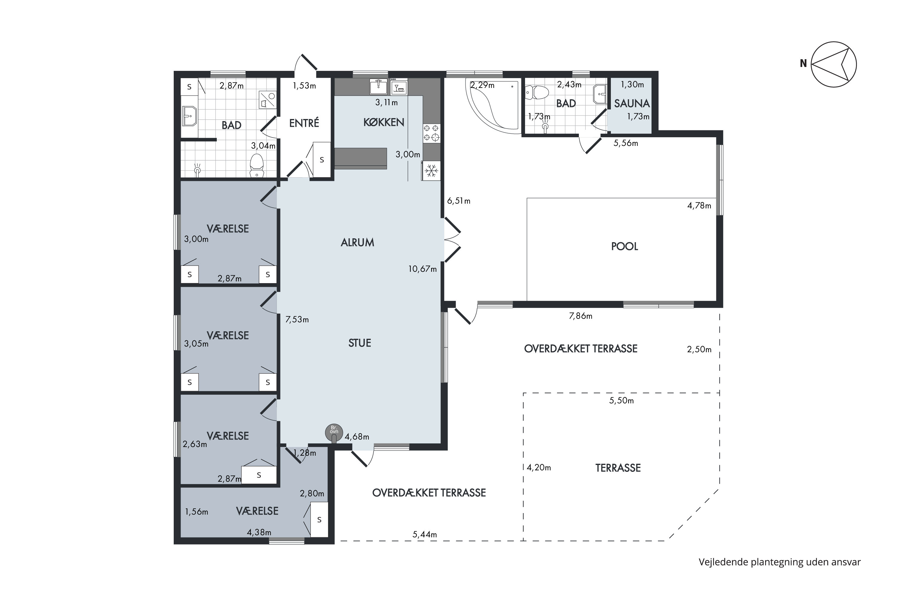 Plantegninger billede af S. Jonassens Vej 36, Egsmark Strand, 8400 Ebeltoft