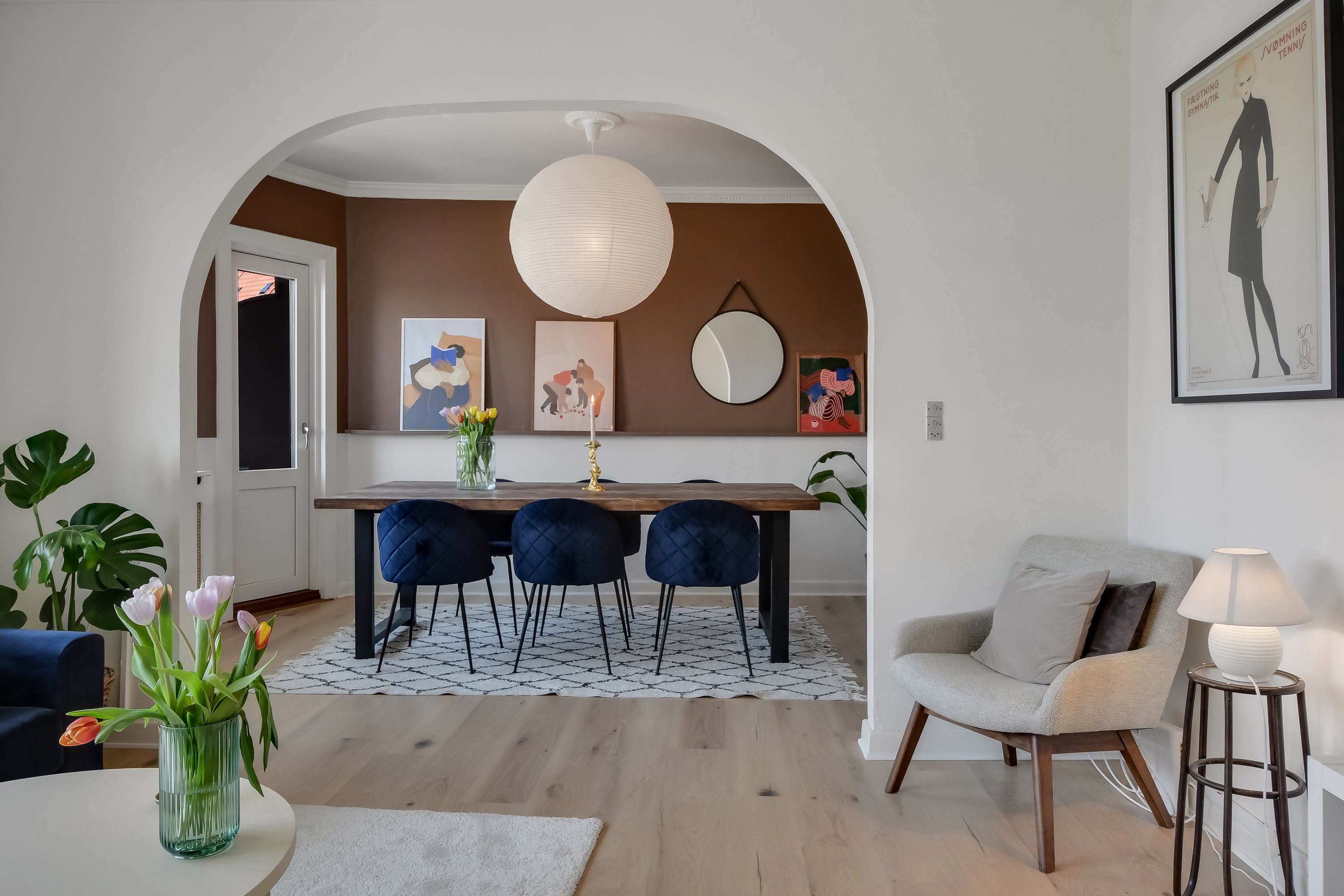 Fremhævet stue billede i fuldskærmstilstand. Billede af Strandby Plads 1, 3. th., 6700 Esbjerg