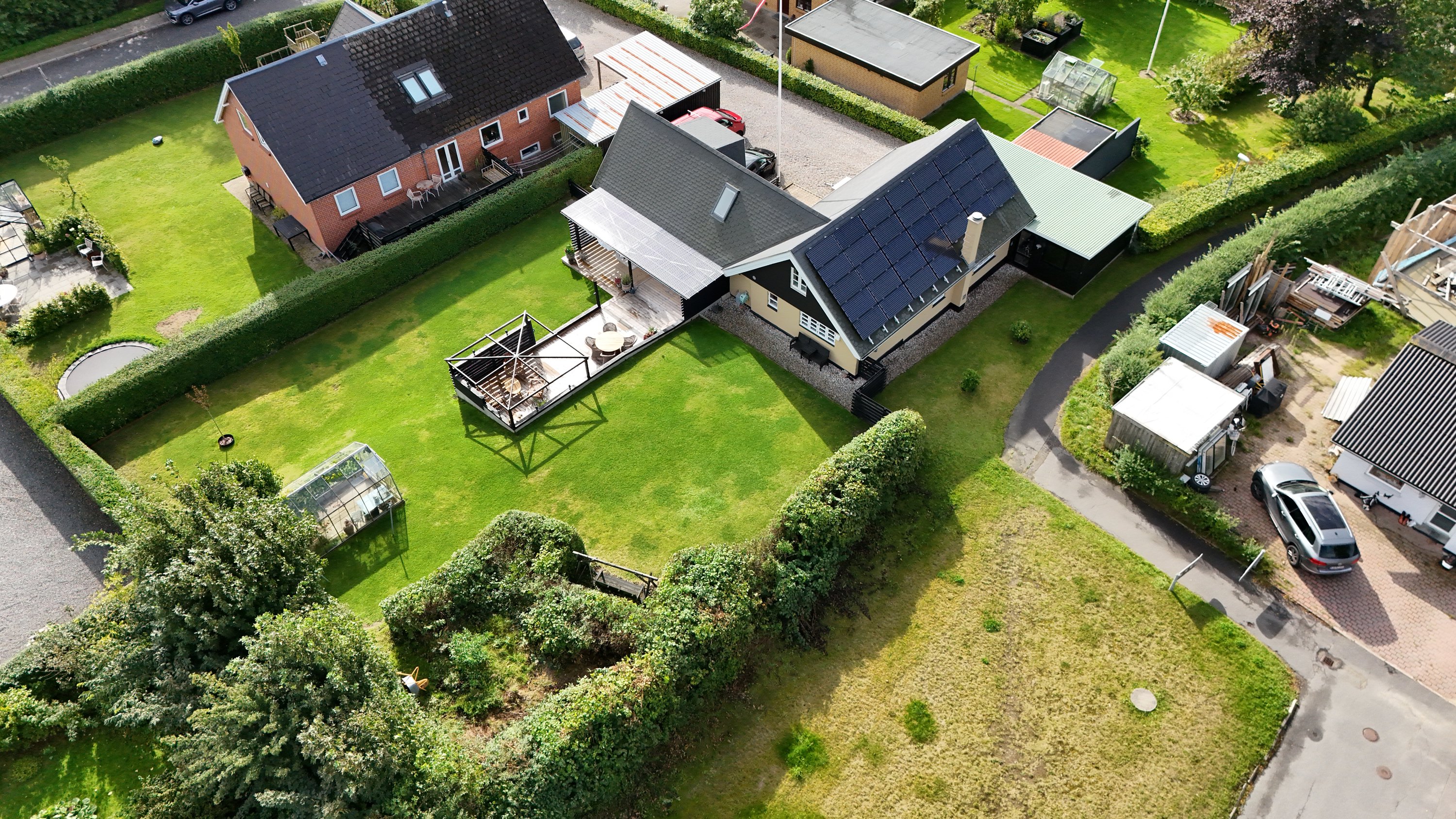 Fremhævet luftfoto billede i fuldskærmstilstand. Billede af Blåkildevej 25, 9510 Arden