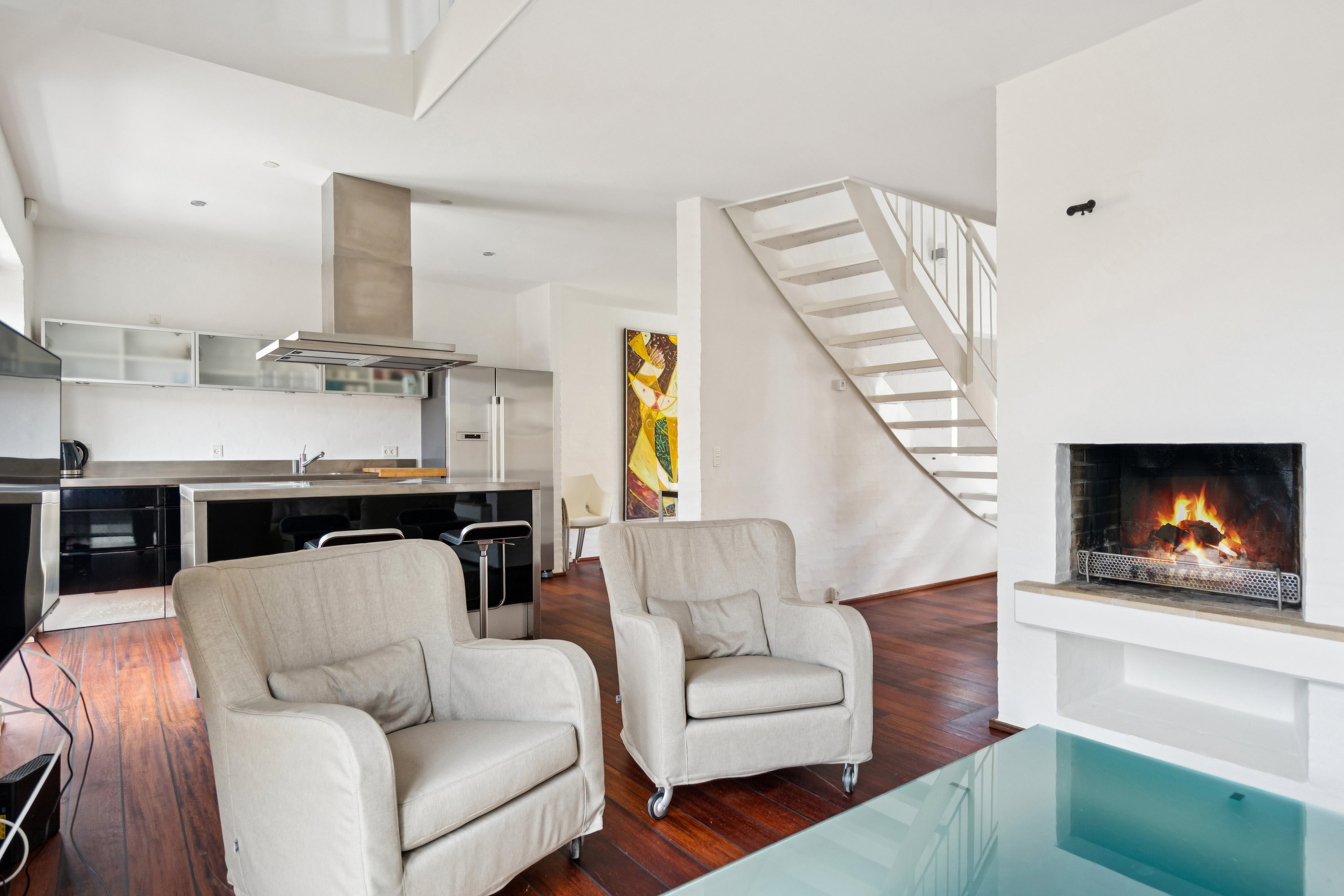 Fremhævet stue billede i fuldskærmstilstand. Billede af Højensvej 30C, Gl. Skagen, 9990 Skagen