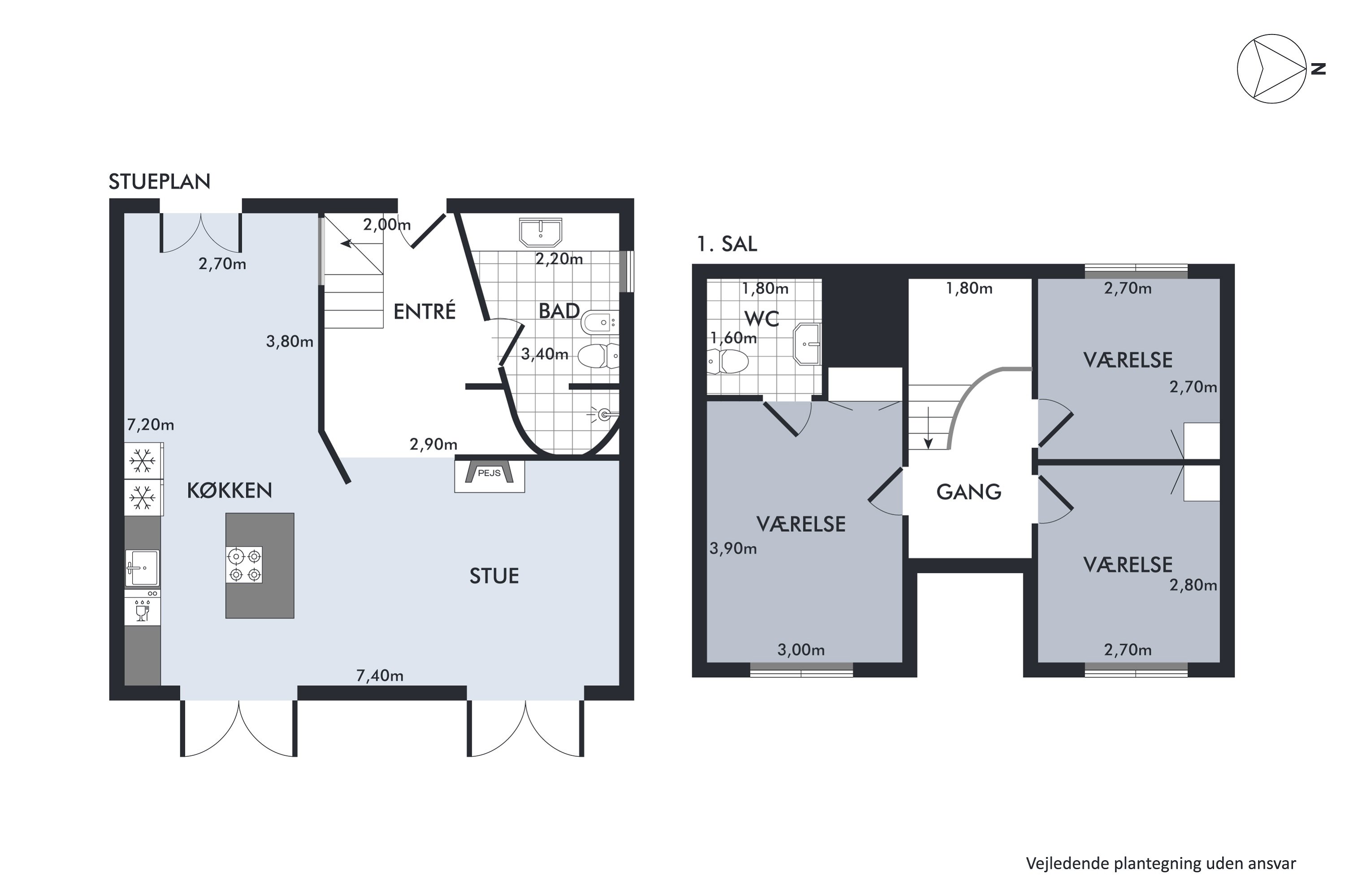 Plantegninger billede af Højensvej 30C, Gl. Skagen, 9990 Skagen